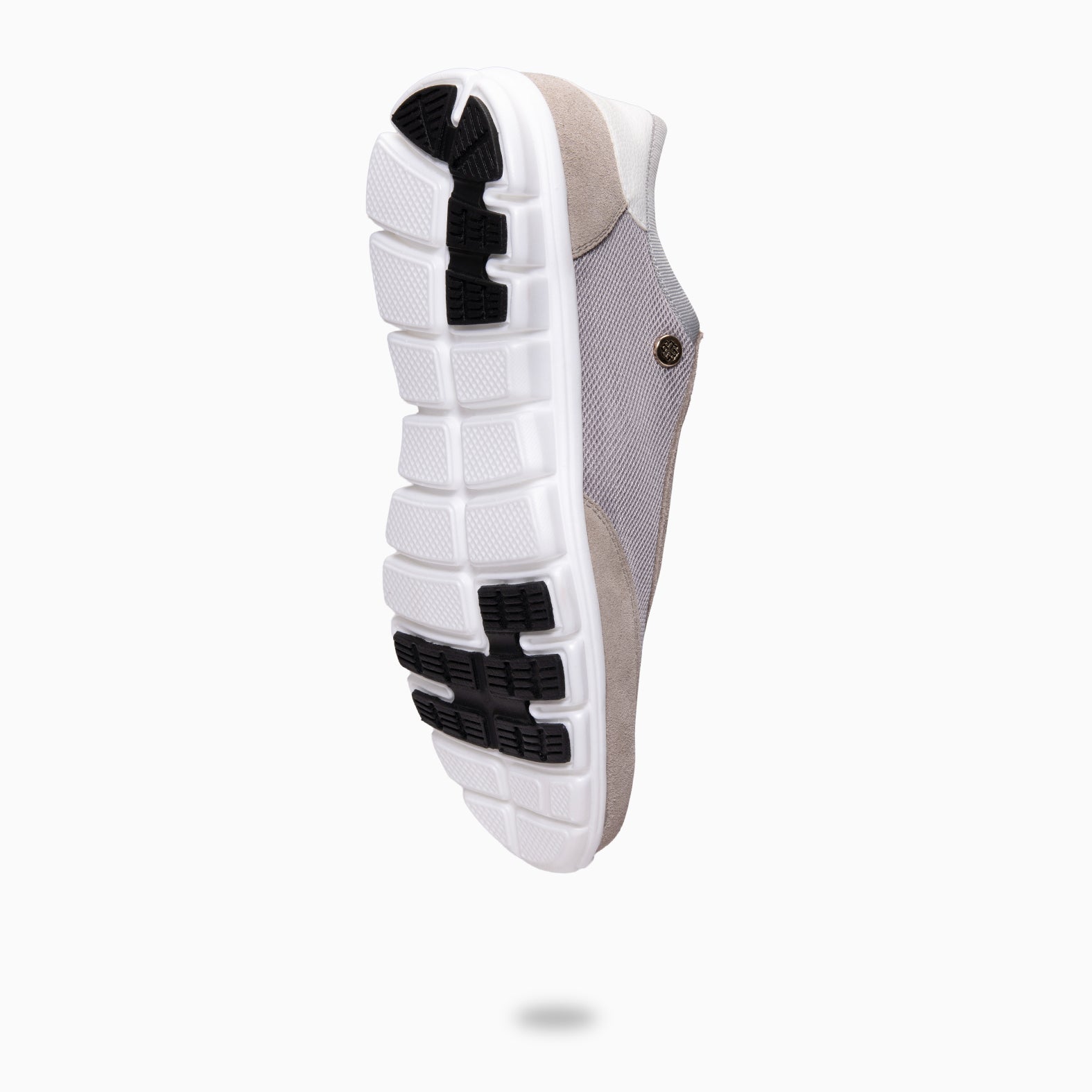 FÜSION 02 - GREY Multi-material women's sneakers