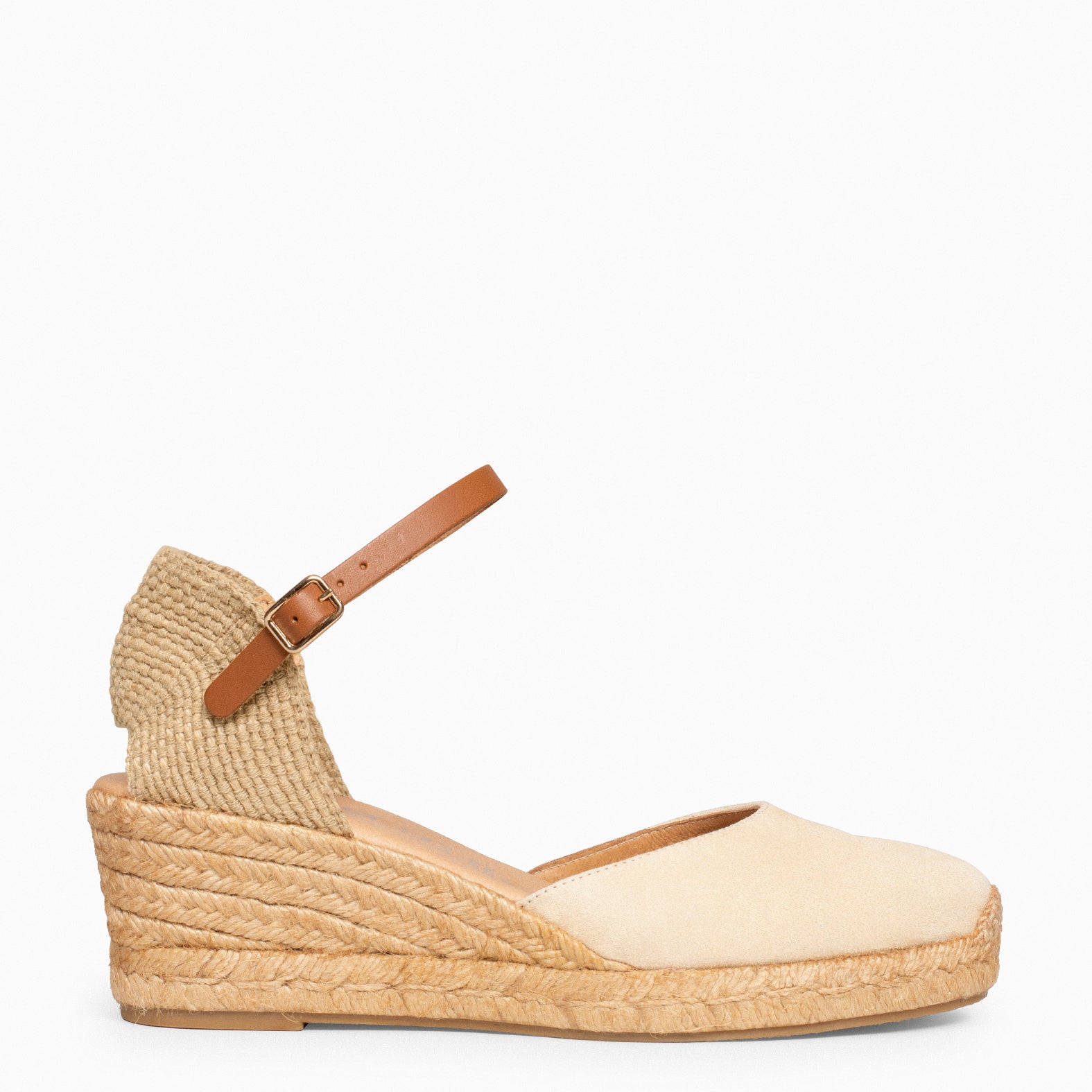 ALTEA Cuñas de esparto bajas BEIGE miMaO ®