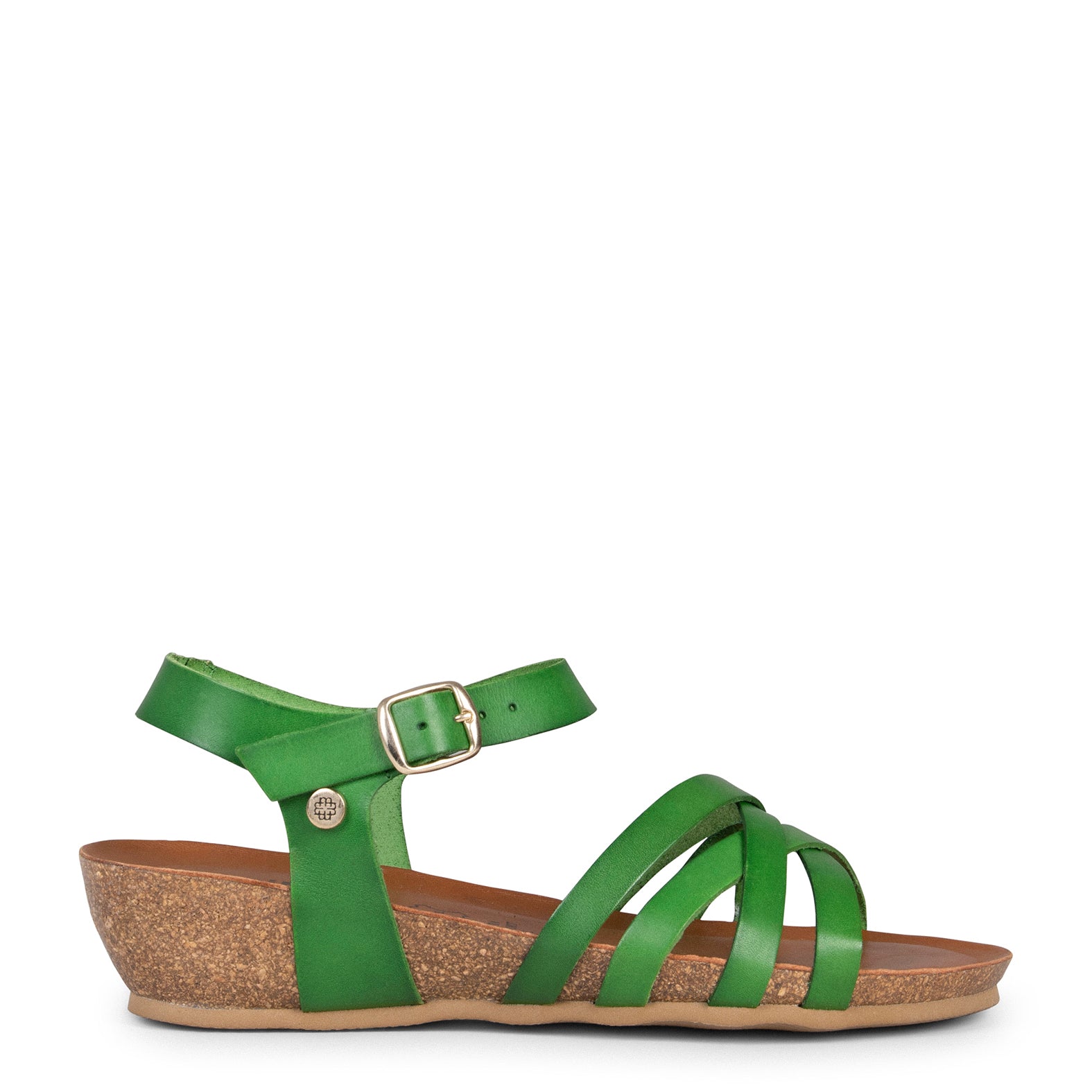 HANAE - Sandalias BIO Multitiras cruzadas VERDE