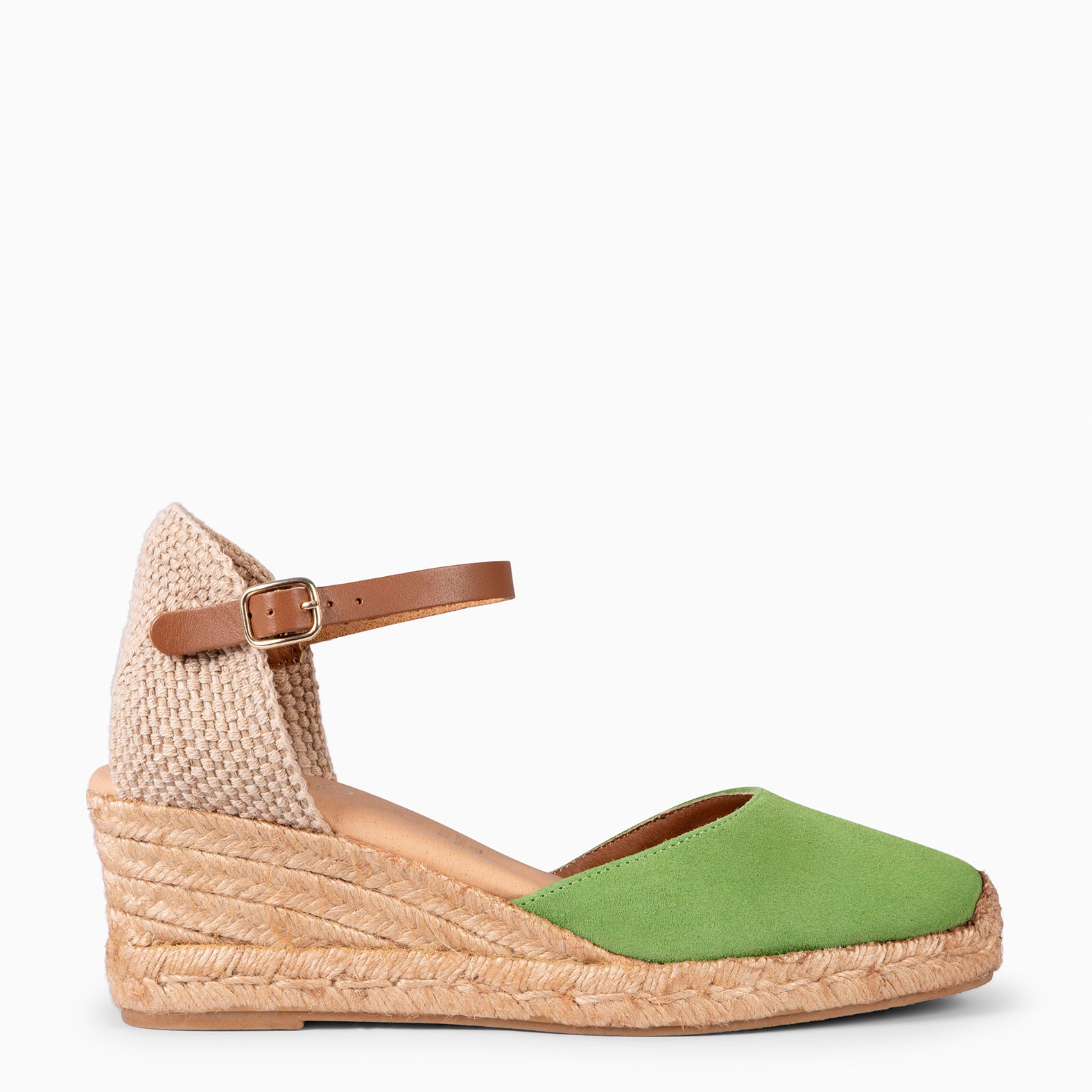 ALTEA Cuñas de esparto bajas VERDE miMaO ® - Main Image