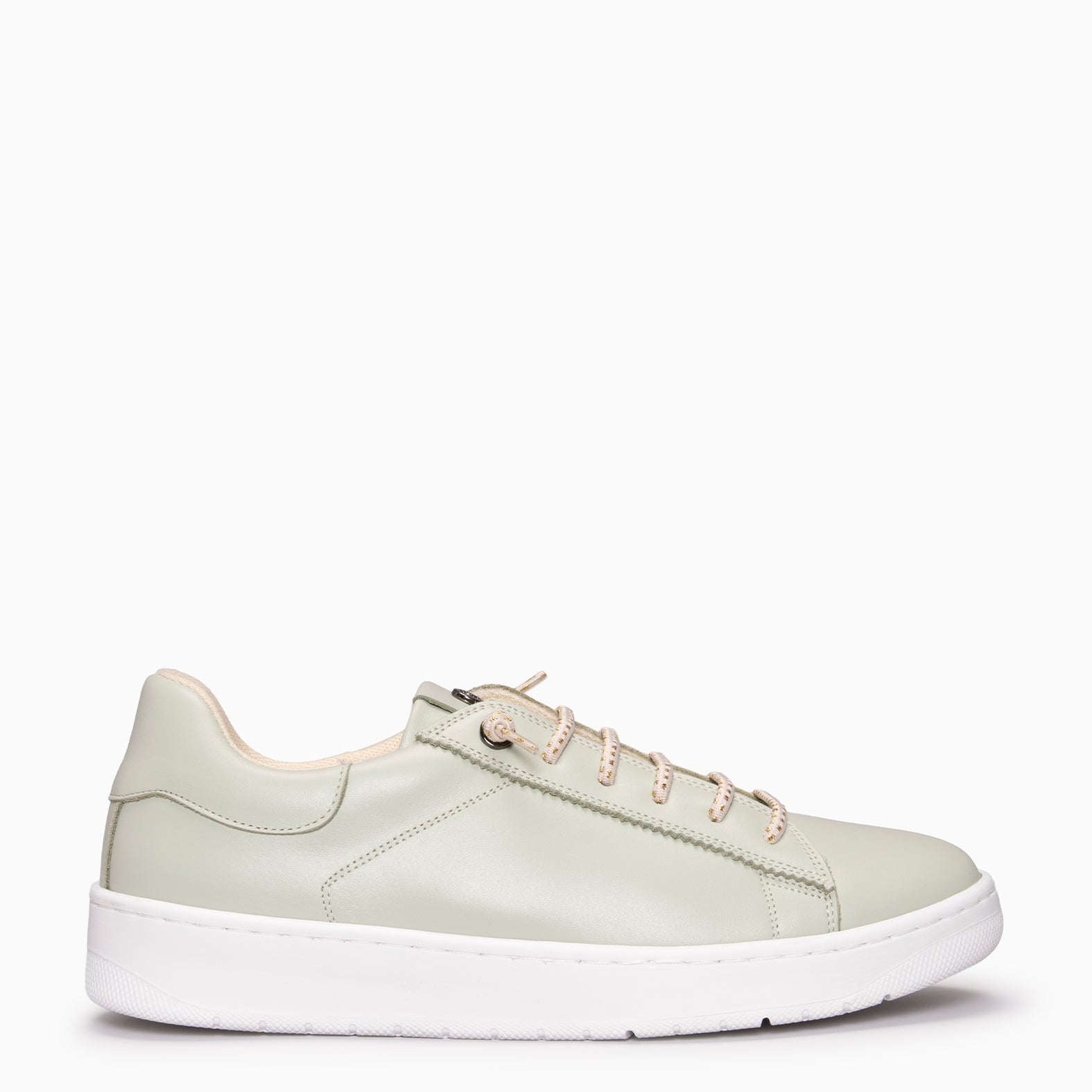 NANTES - Baskets élégantes en cuir VERT