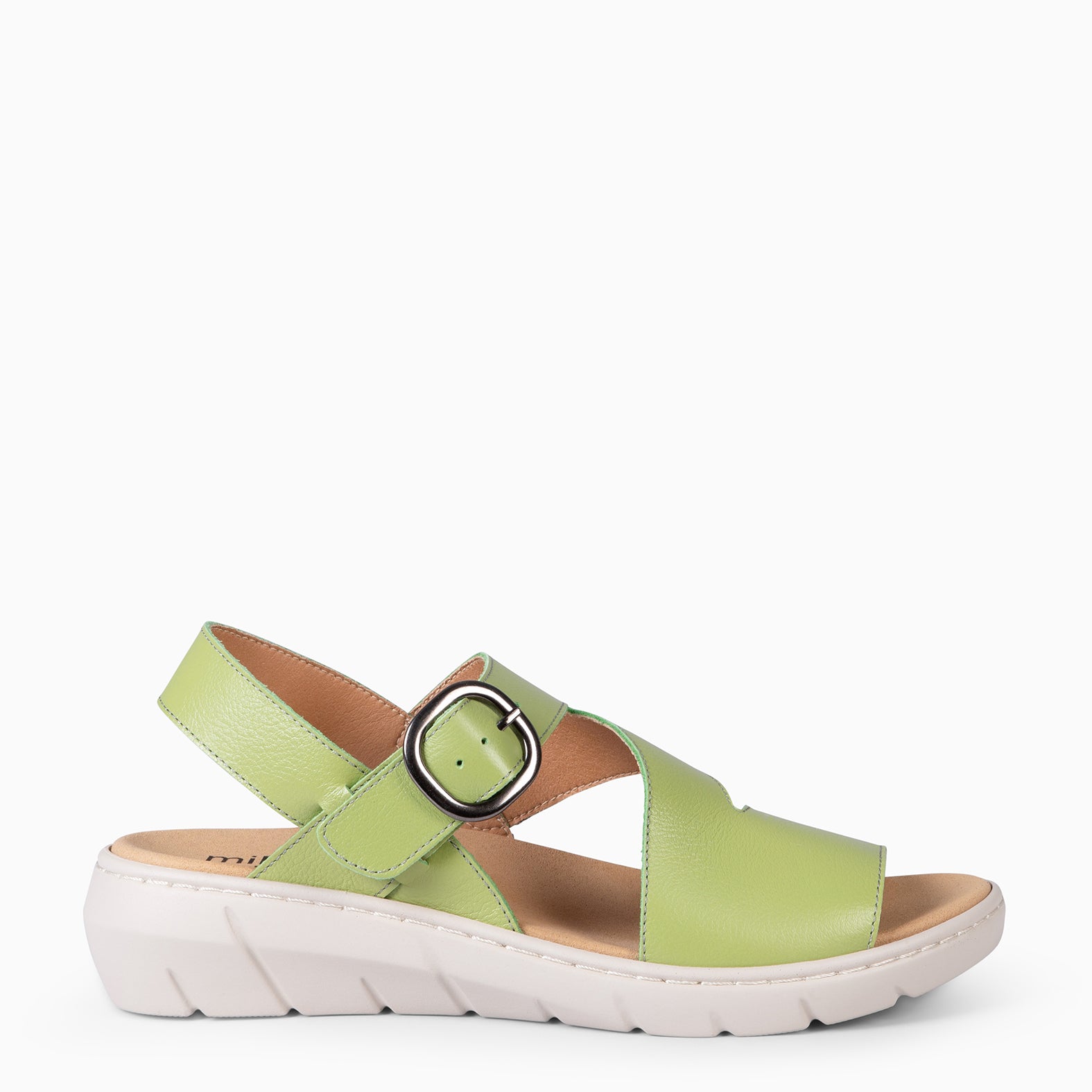 NATURA – Sandalias con plantilla Extraíble VERDE miMaO ®