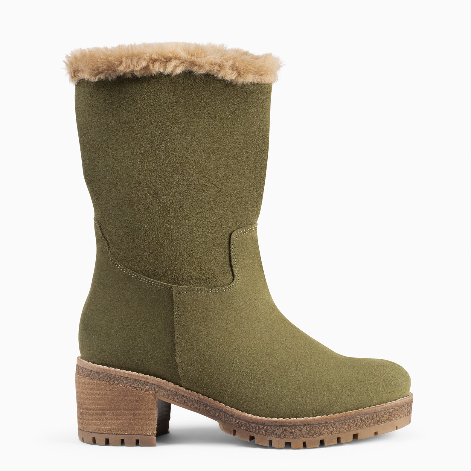 Bottes discount femme verte