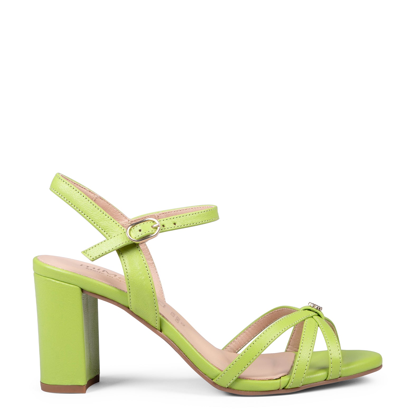 SONIA – Sandales à talon large VERT