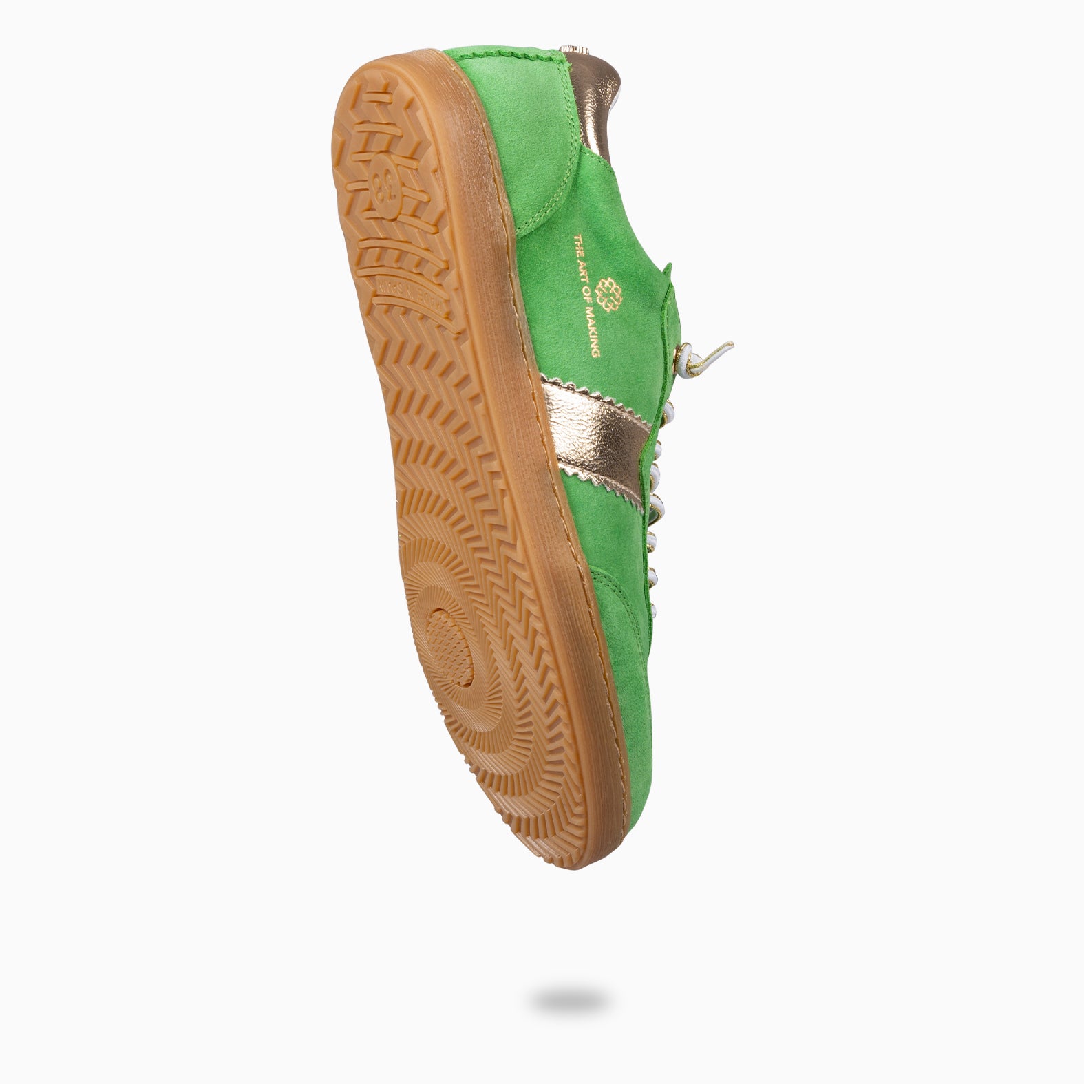 STÜDIO 01 – Baskets pour femme en daim VERT