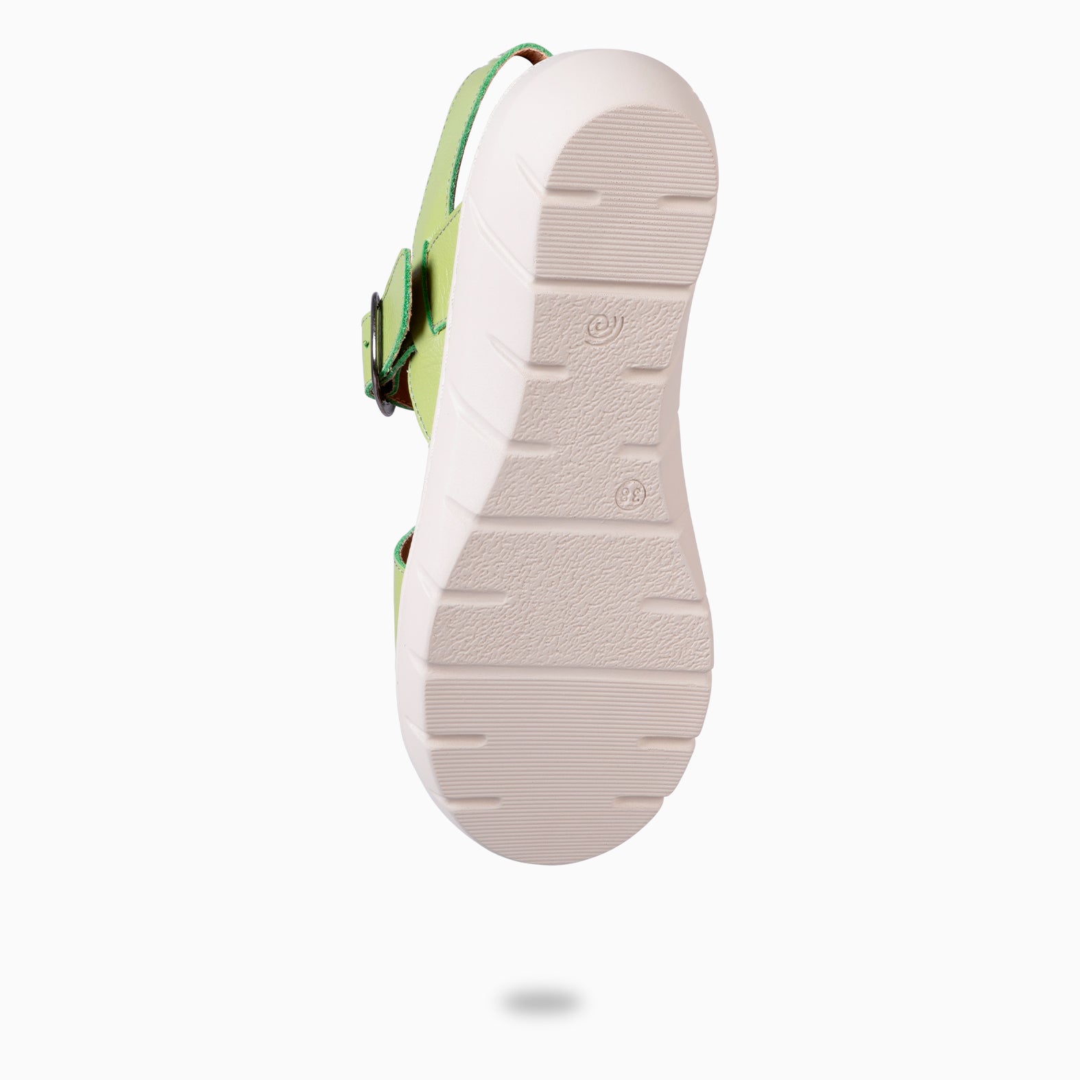 NATURA - GREEN SANDALS WITH REMOVABLE INSOLE
