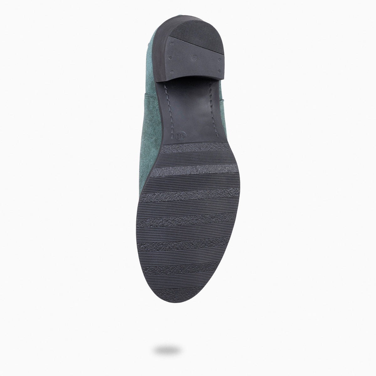 NEW CHELSEA - Botines de caña alta con tacón para mujer VERDE