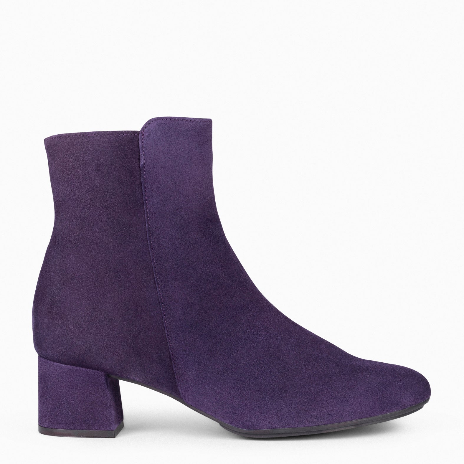 Purple suede cheap ankle boots