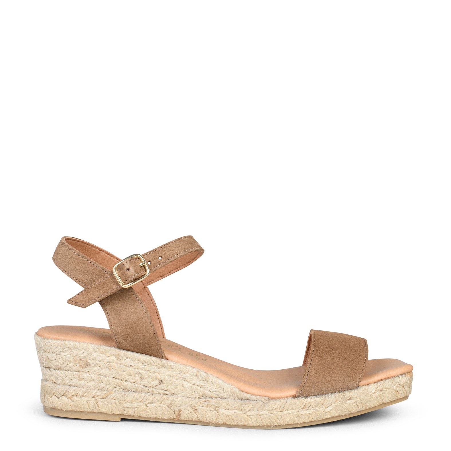 JEREZ - TAUPE ESPADRILLES WITH COMFORTABLE WEDGE