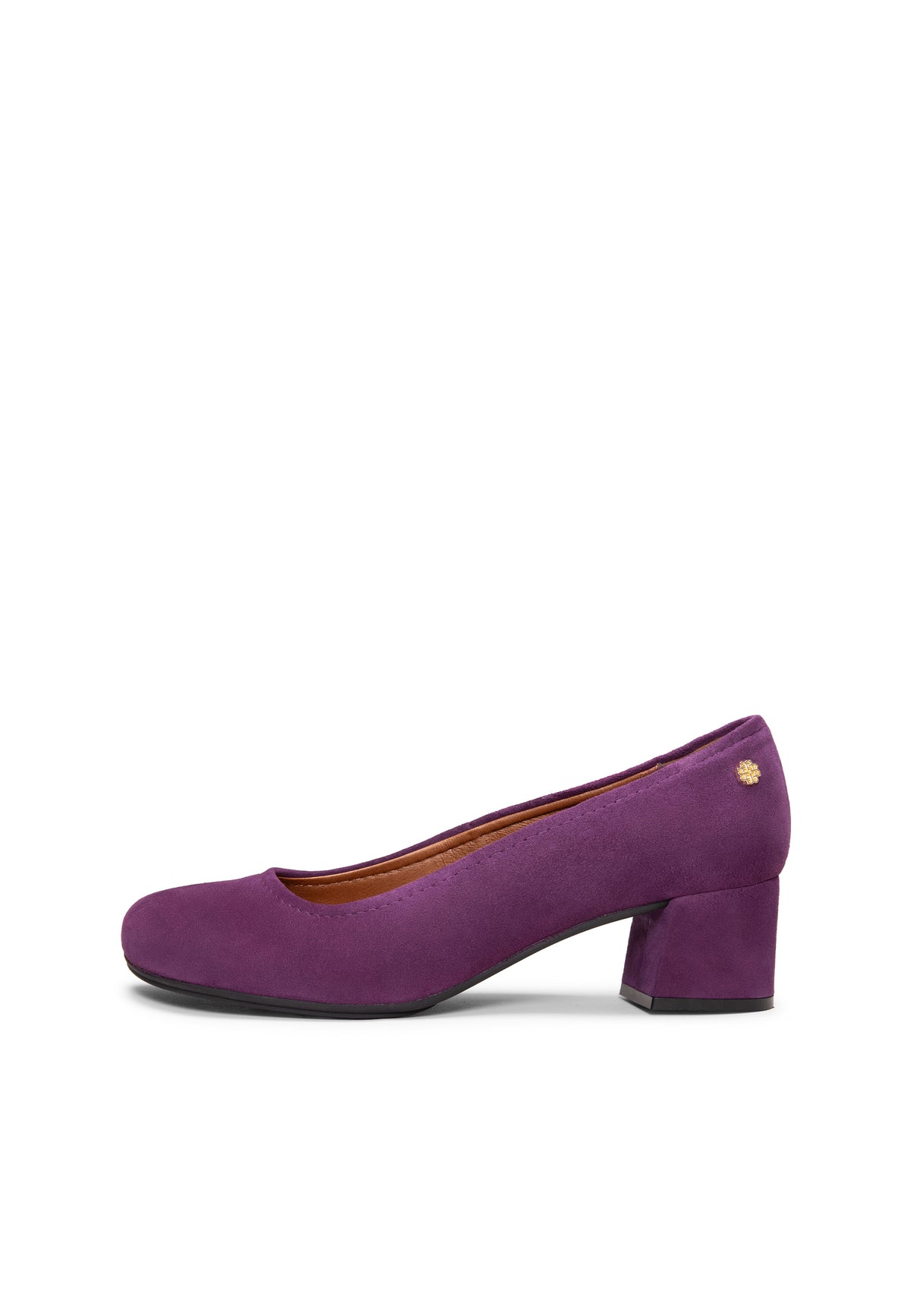 URBAN BARESOFT – Paars pumps met brede hak