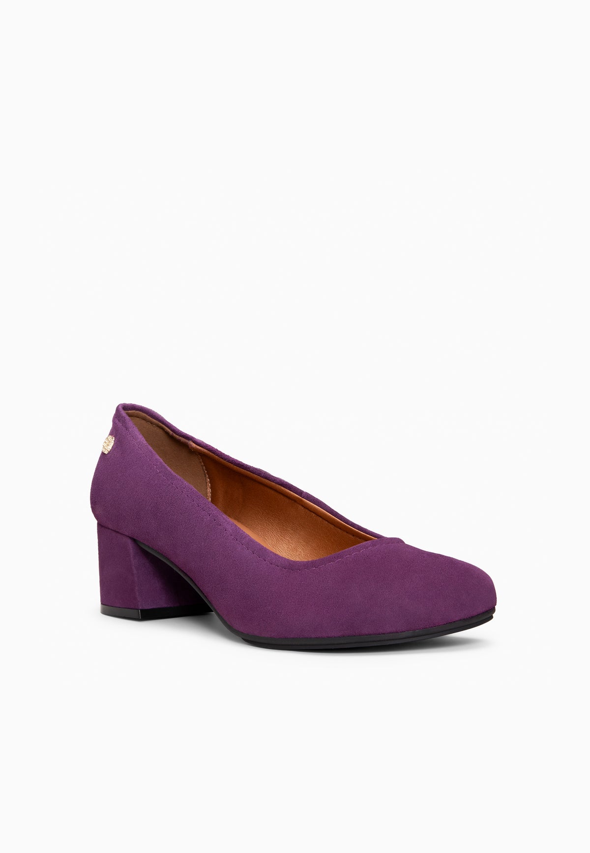 URBAN BARESOFT – Paars pumps met brede hak