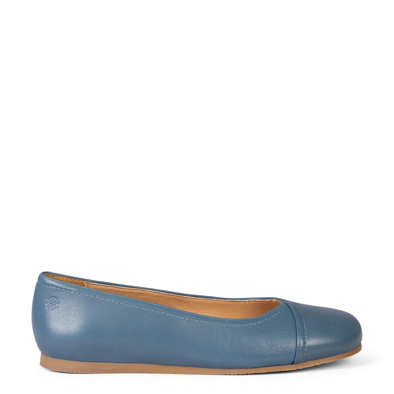 PLUMA – Ballerines Baresoft en cuir BLEU