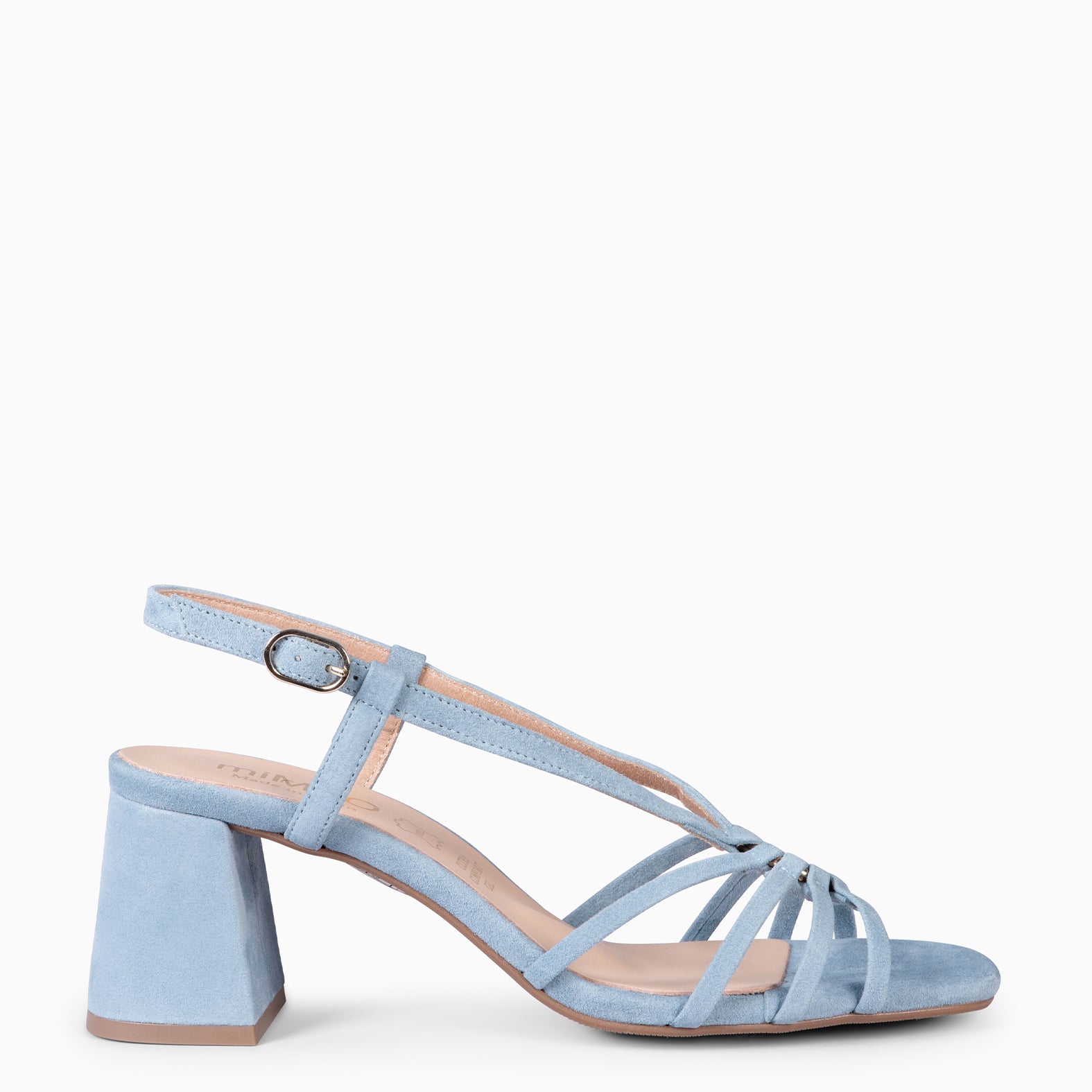 SOLEIL - BLUE LIGHT BLOCK HEELED SANDALS
