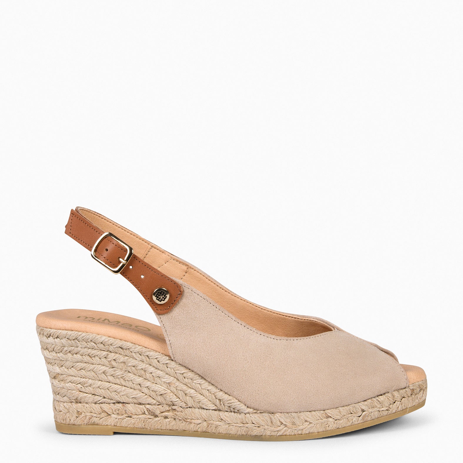 PETRA - BEIGE SLING-BACK ESPADRILLE
