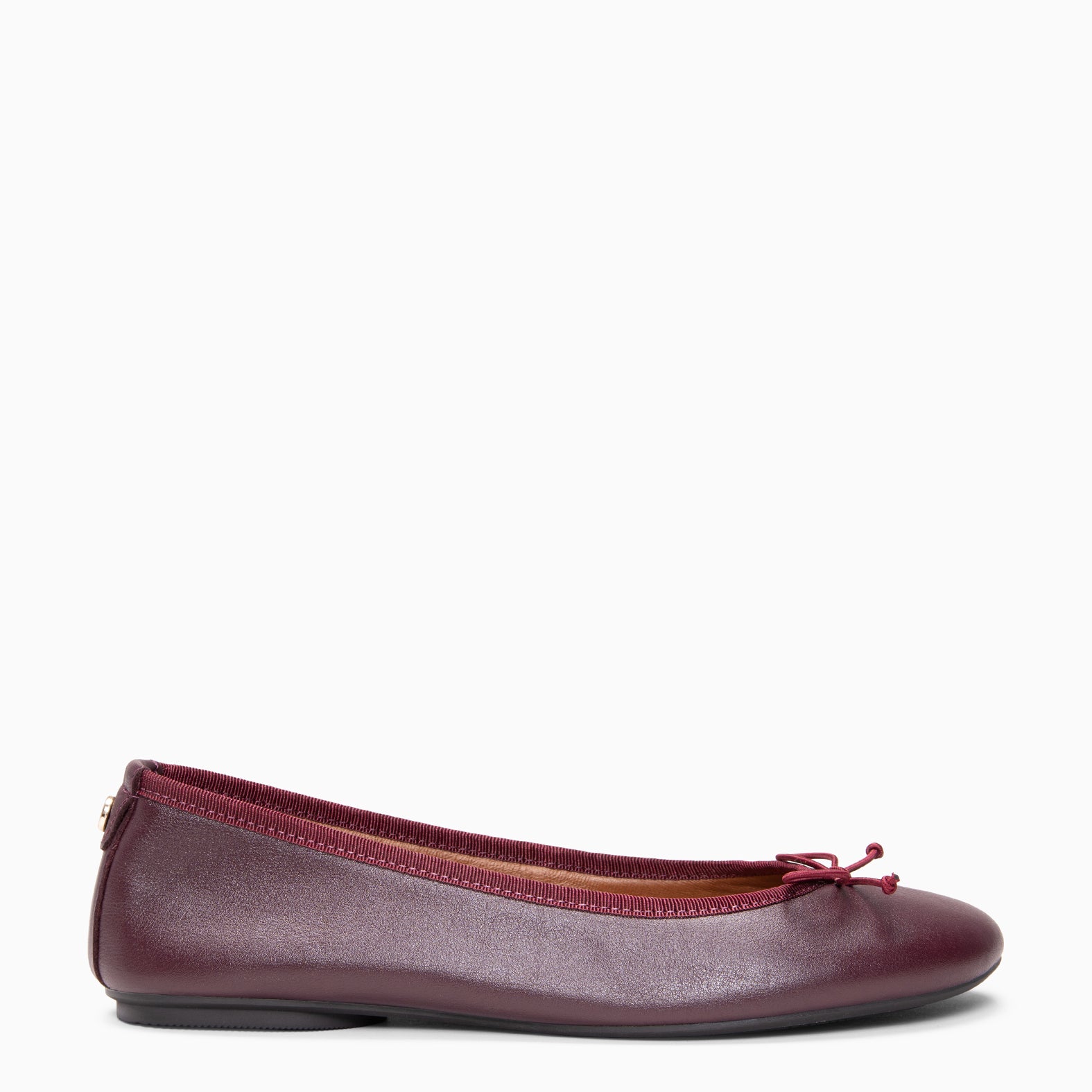 CAMPANILLA - Ballerines Baresoft à nœud BORDEAUX