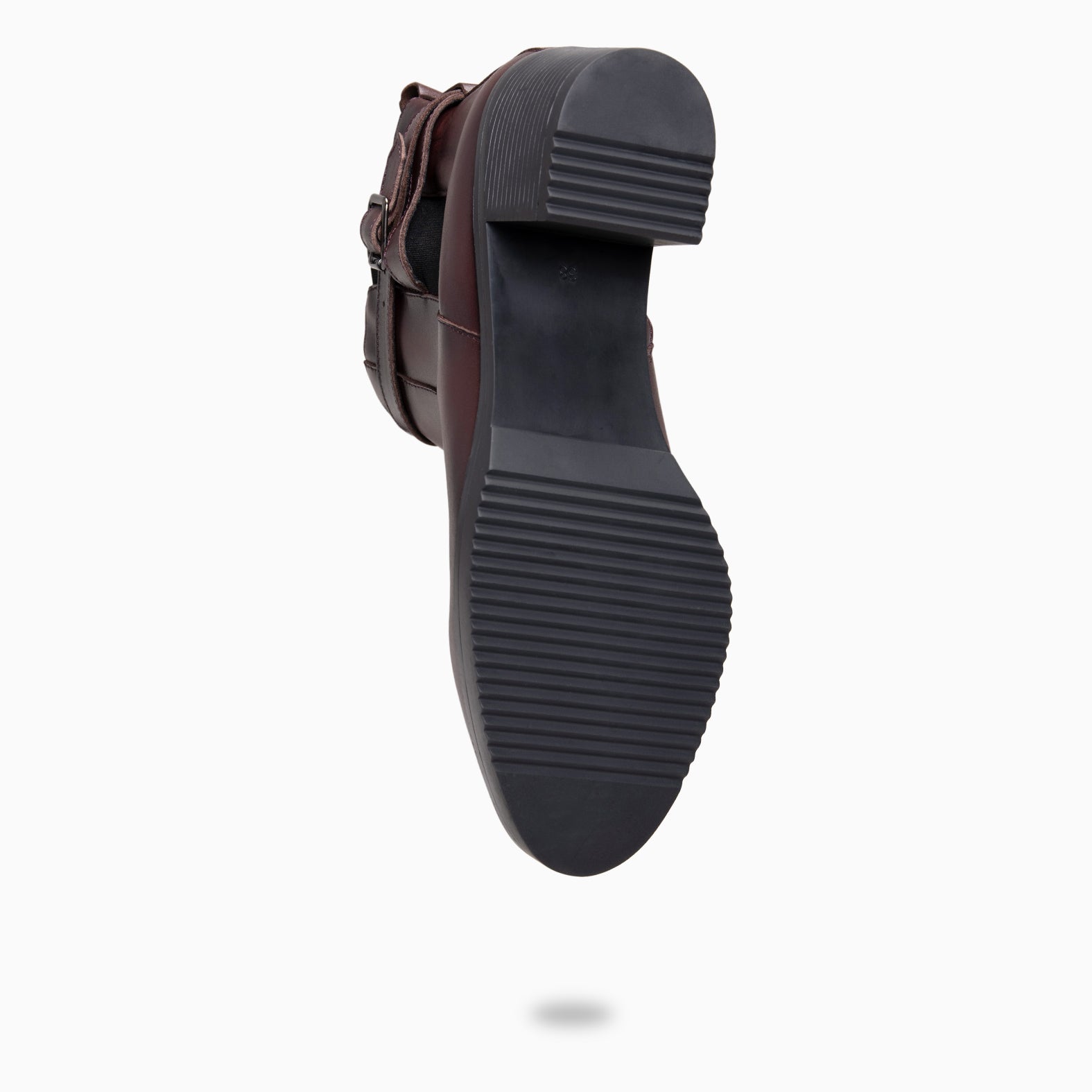 LEMY - Bottines élégantes en cuir BORDEAUX