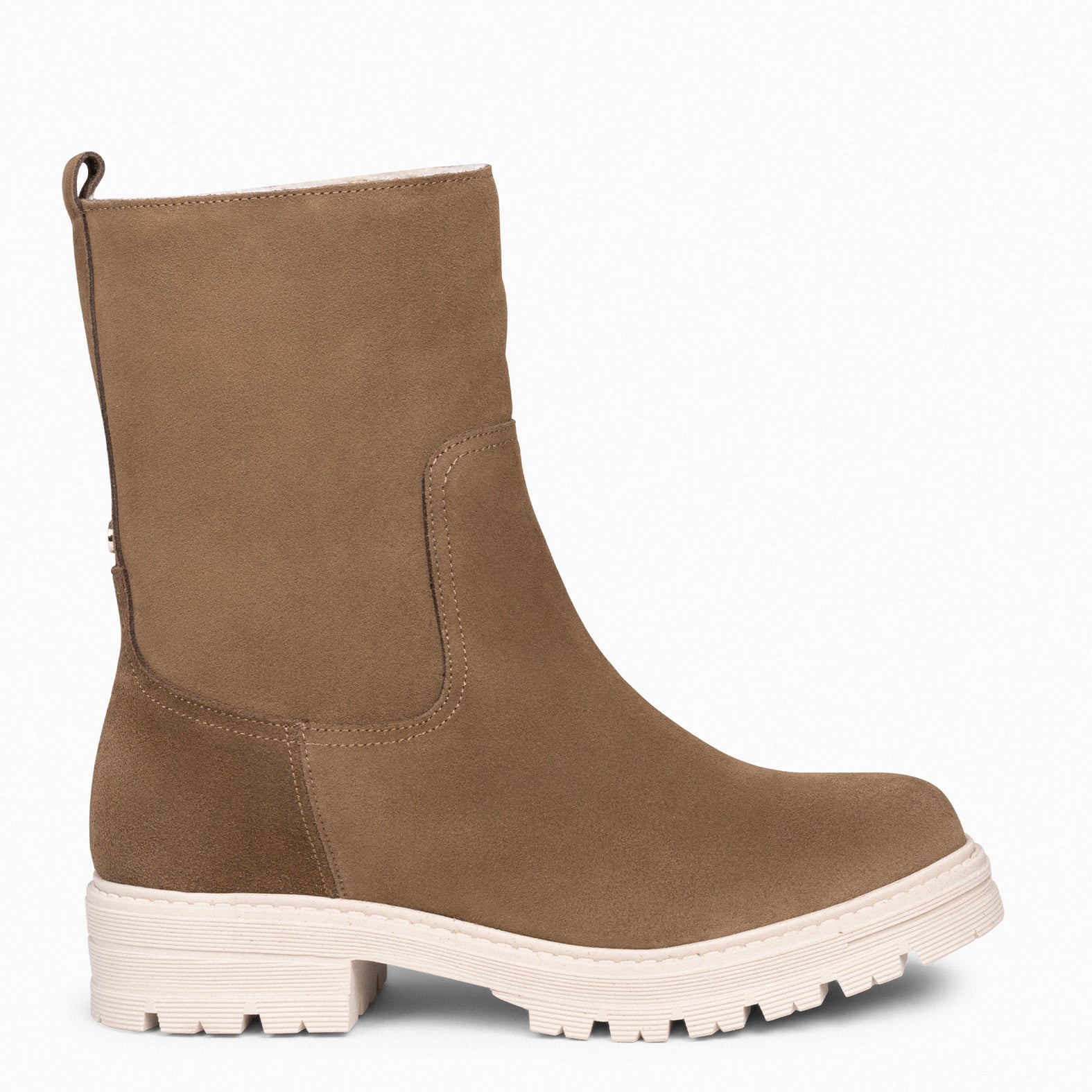ALASKA – Bottines Fourrées pour femme CAMEL