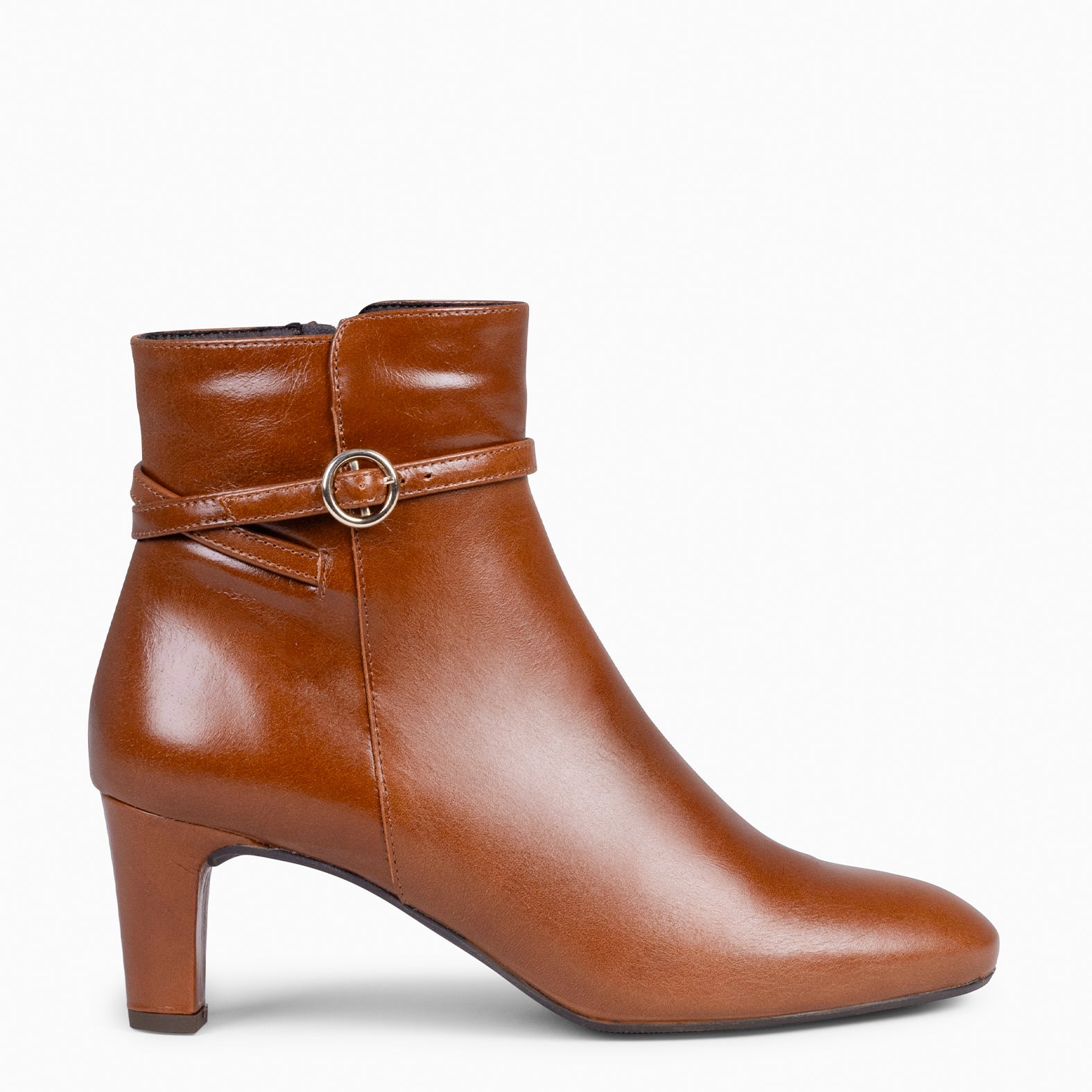 ALDA - Botín CAMEL con tiras - miMaO ®