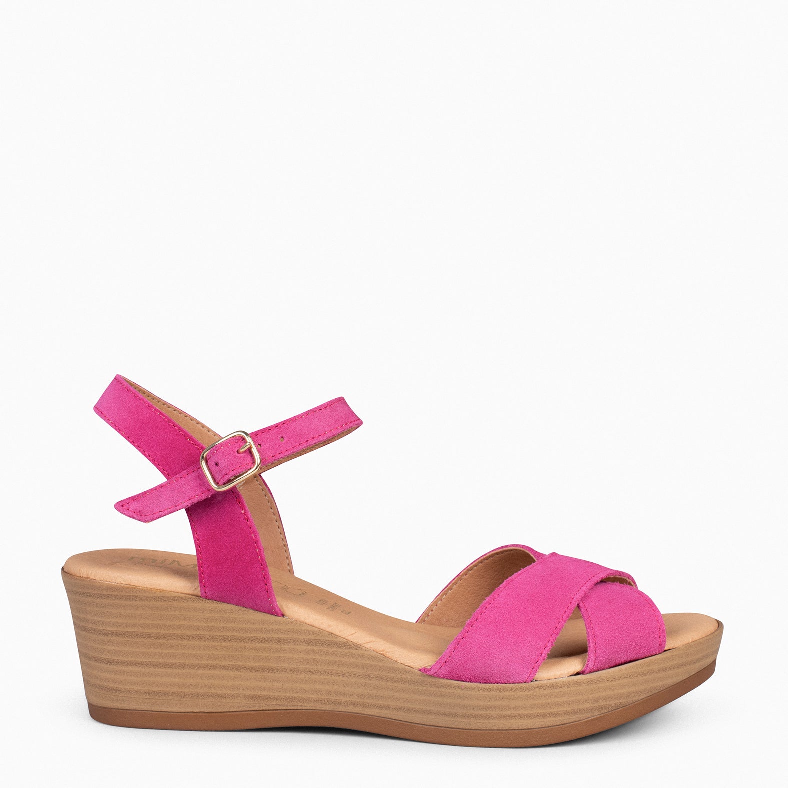 MAR - FUCHSIA CASUAL WEDGE SANDALS