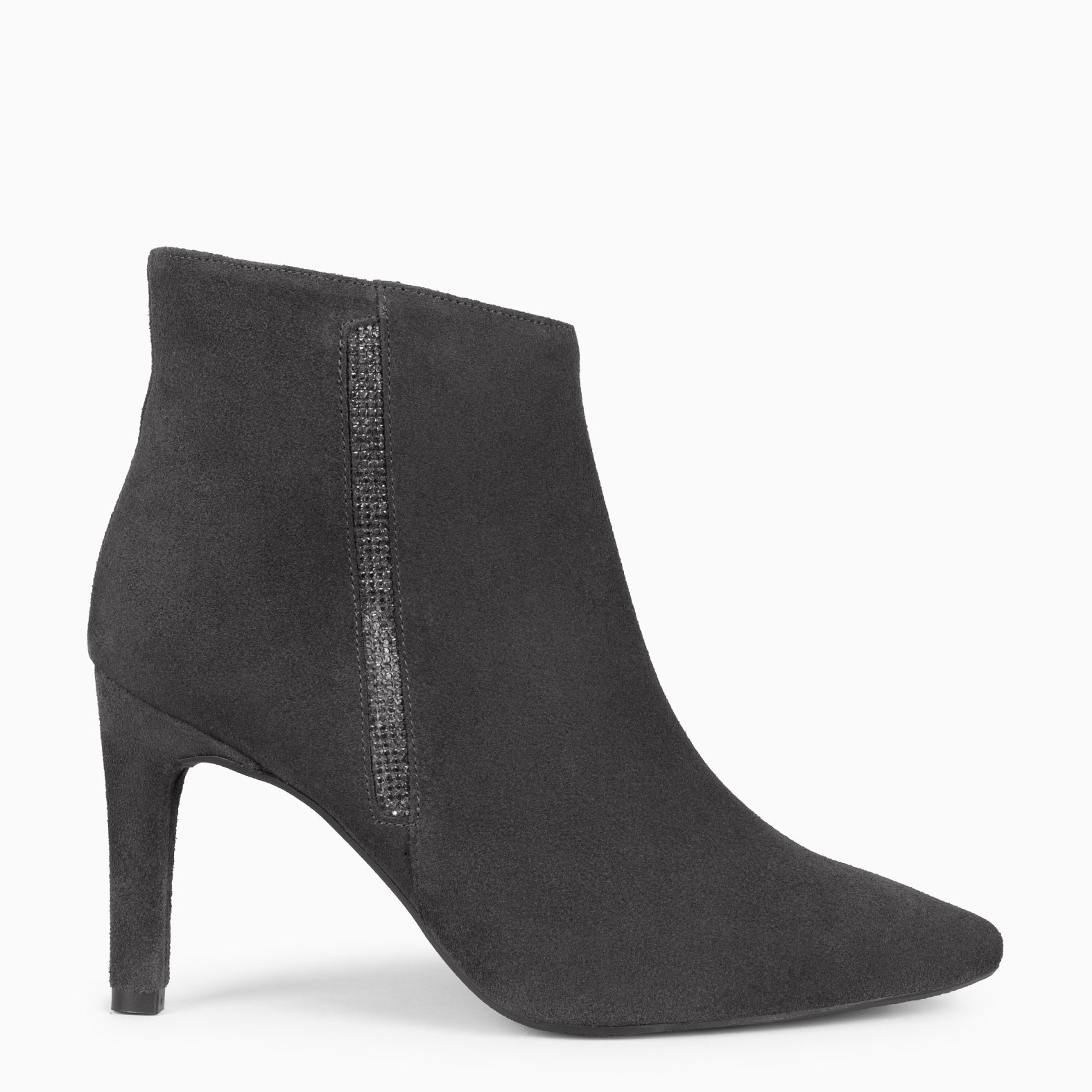 BOTTINES GLAM - Bottines à talon fin GRIS