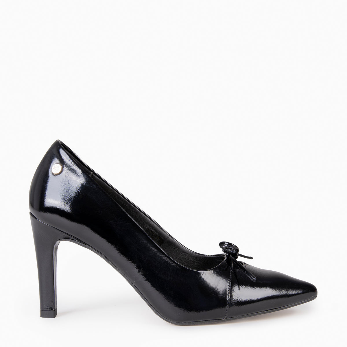 CHARLOTTE - Zapatos de tacón alto con lazo NEGRO
