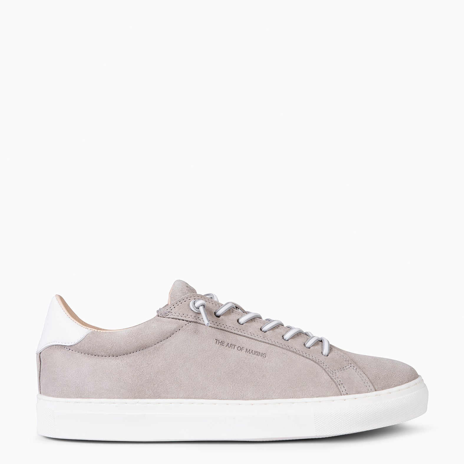 GAEL - Sneakers en daim GRIS pour homme