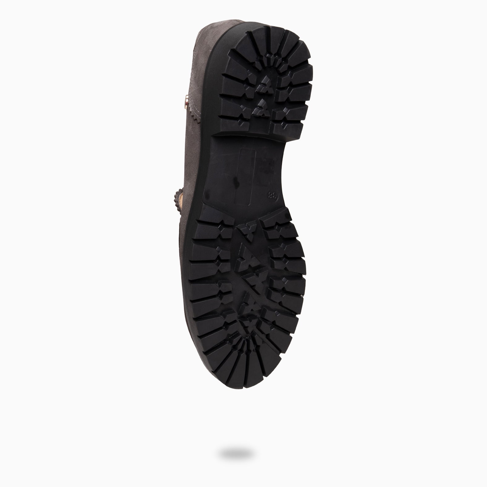 TREVILLA - Mocasín GRIS con aplique metálico