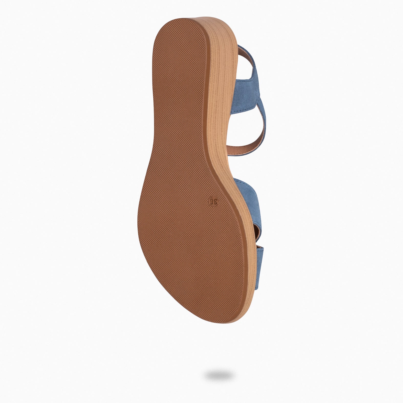 MAR - BLUE CASUAL WEDGE SANDALS