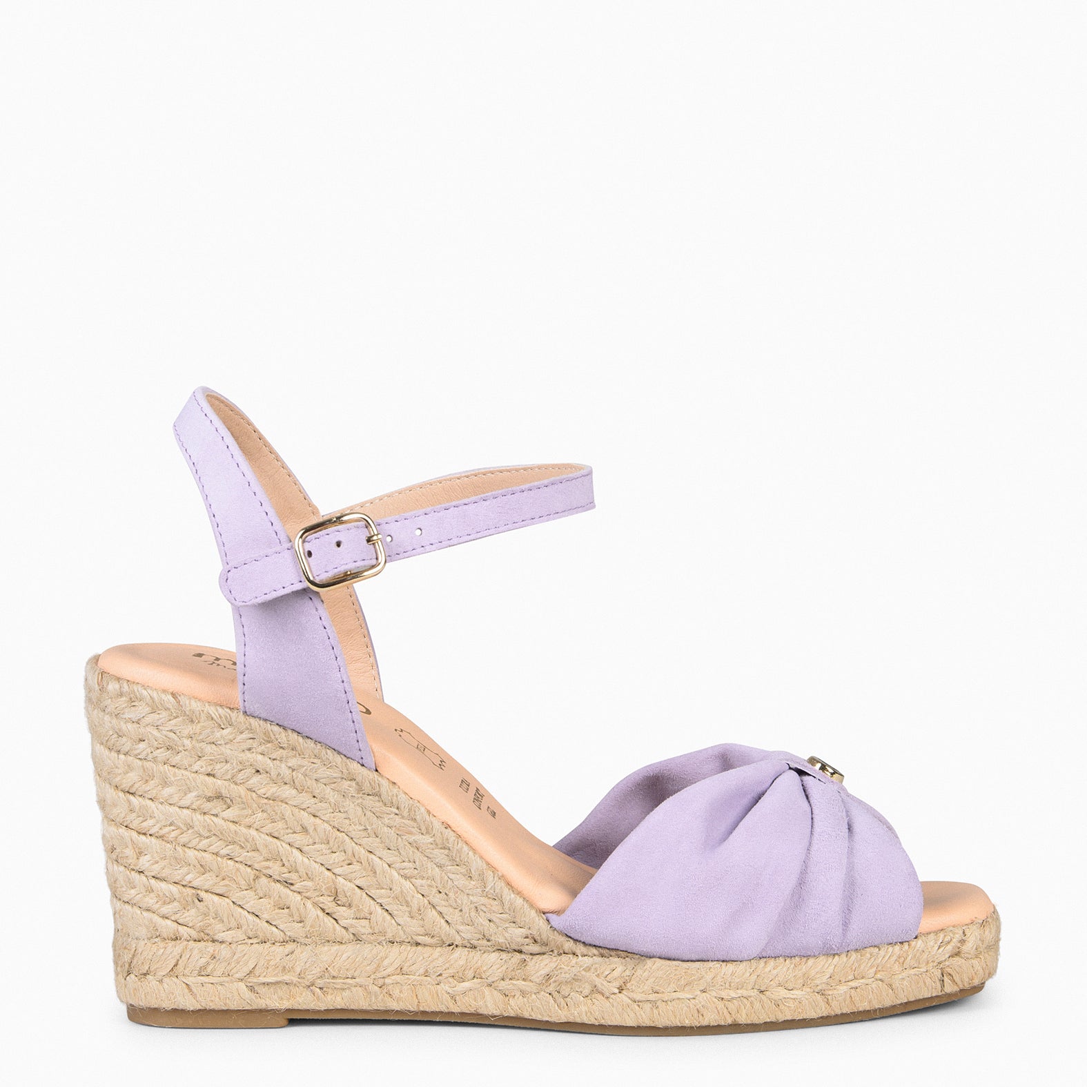 MIRASOL – Cuñas altas de esparto MALVA