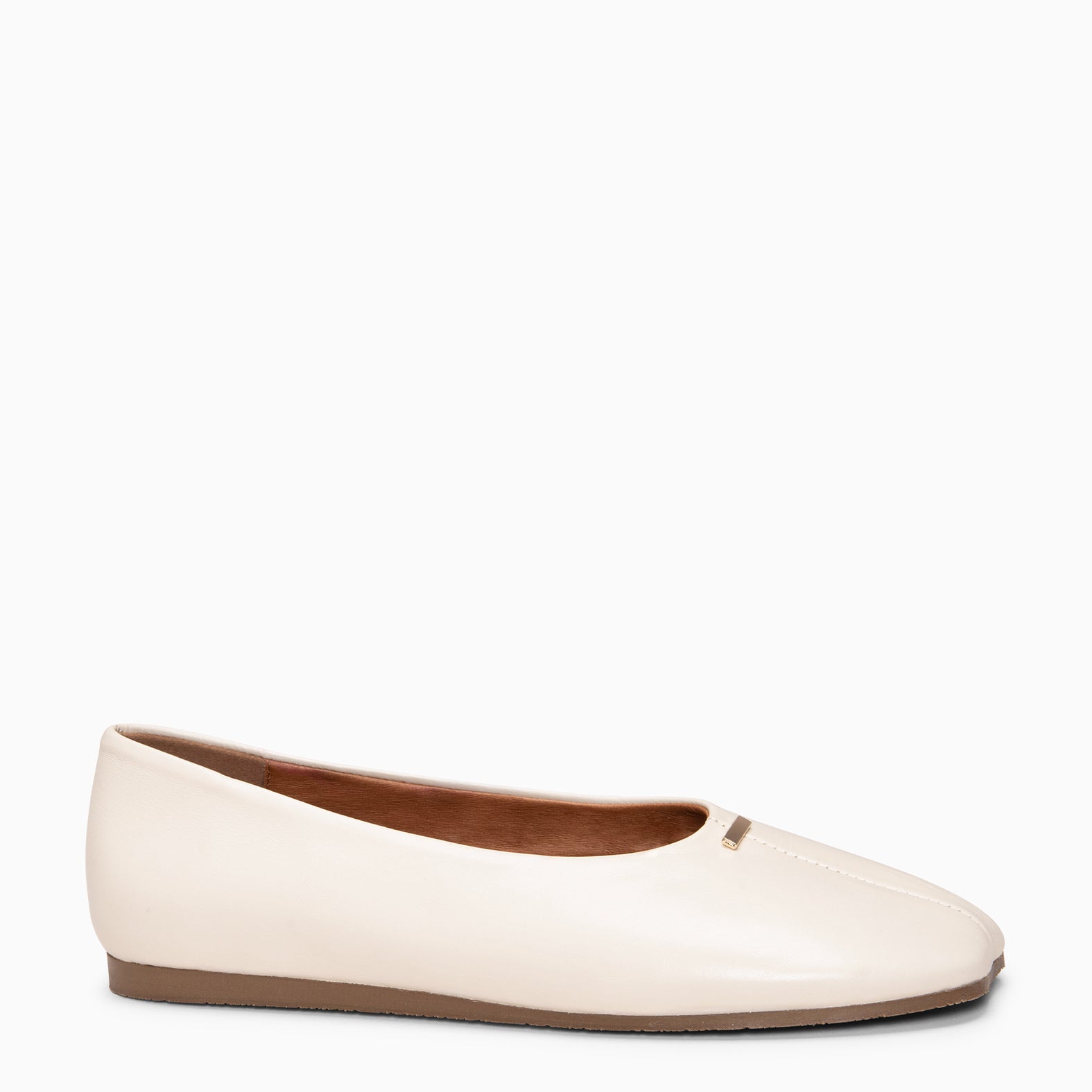 CALA - Bailarinas Baresoft de piel MARFIL