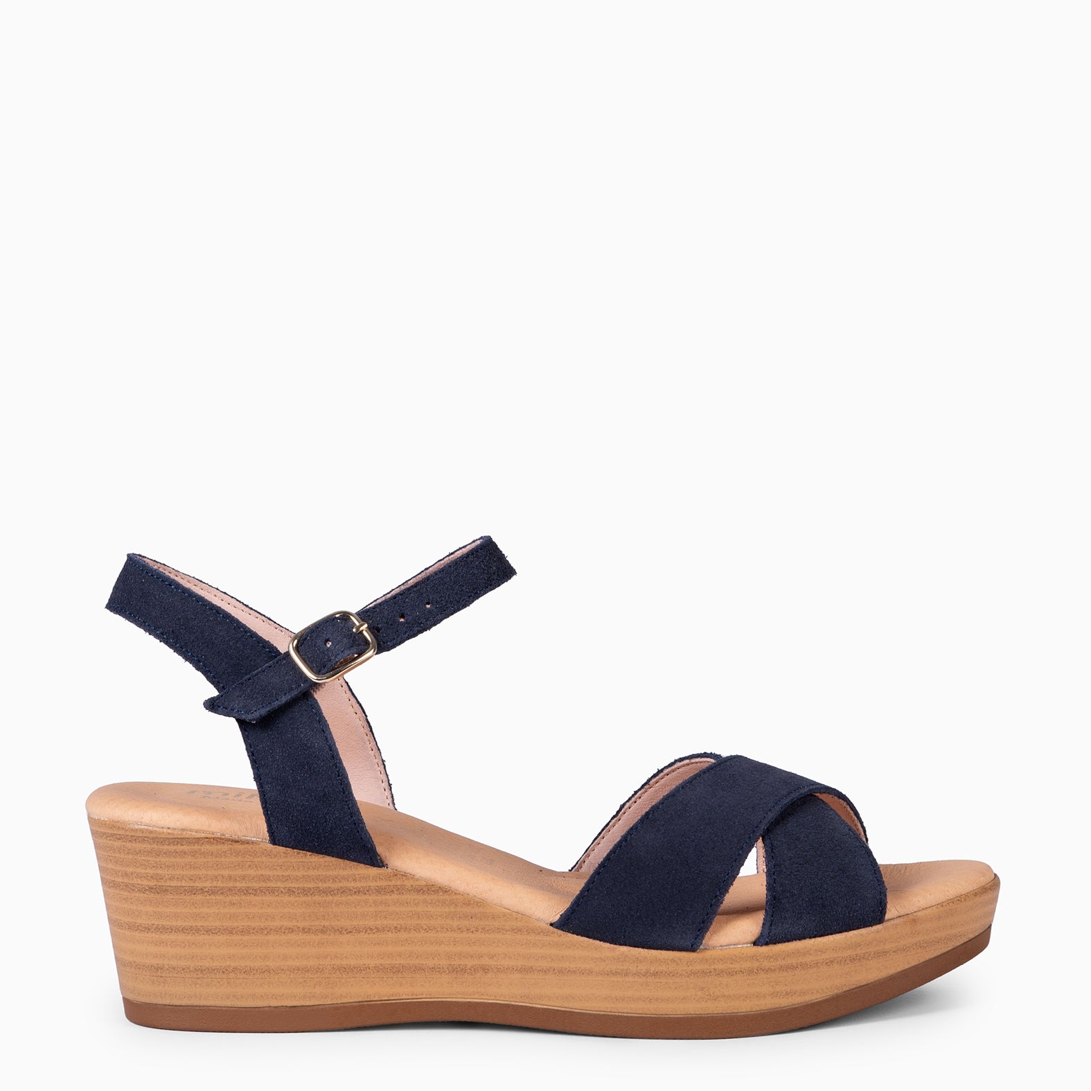 MAR - NAVY CASUAL WEDGE SANDALS
