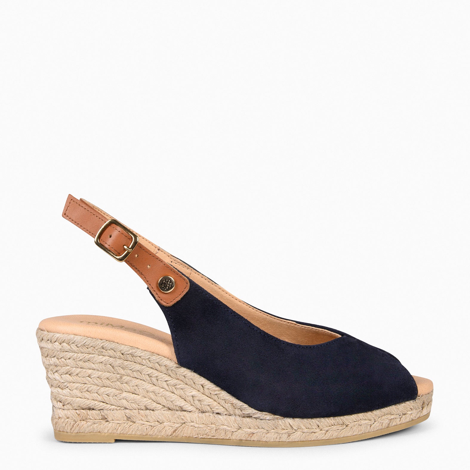 PETRA - NAVY SLING-BACK ESPADRILLE