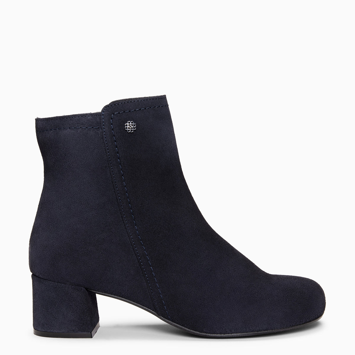 COLMAR - NAVY Elegant leather ankle boots