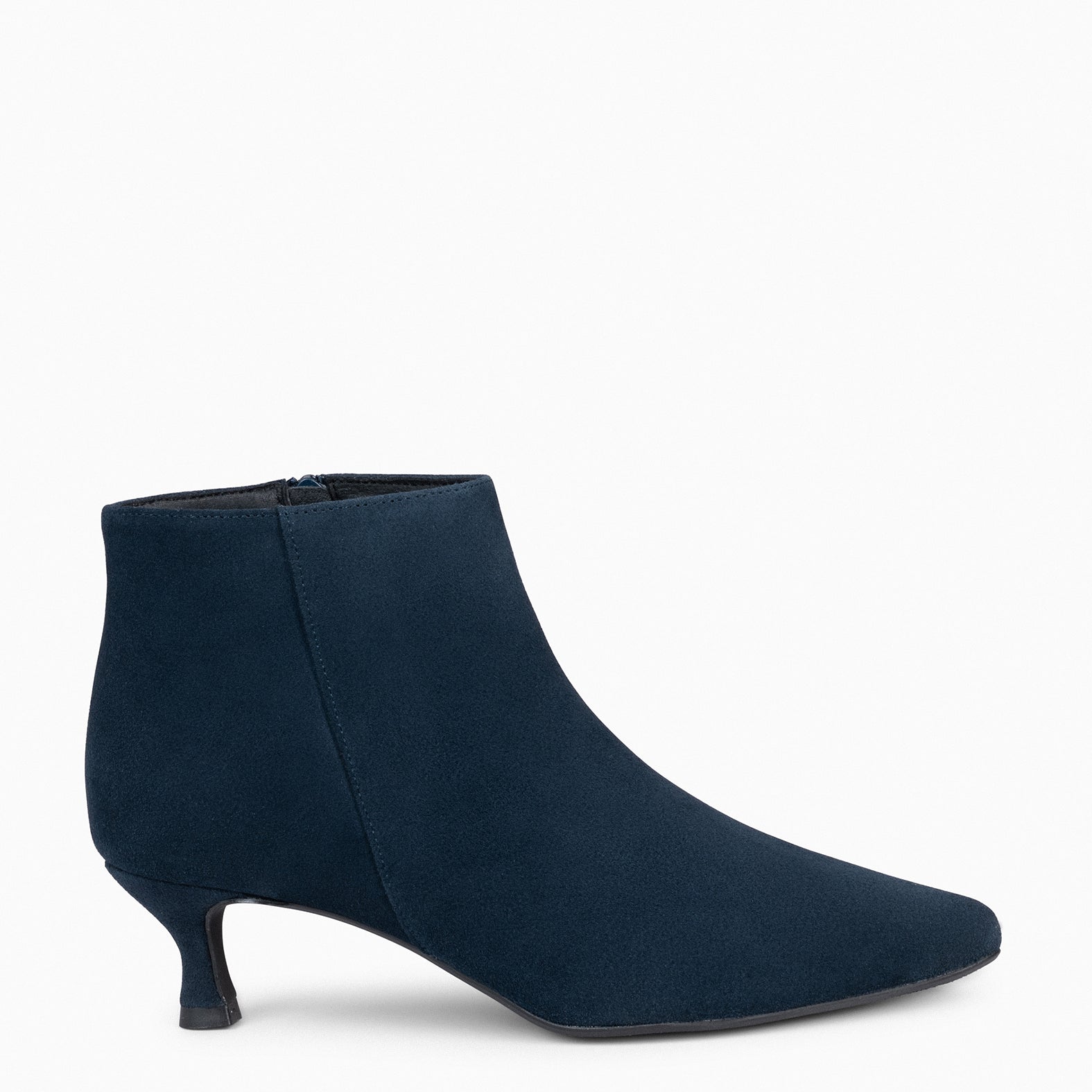 Navy ankle boots outlet low heel