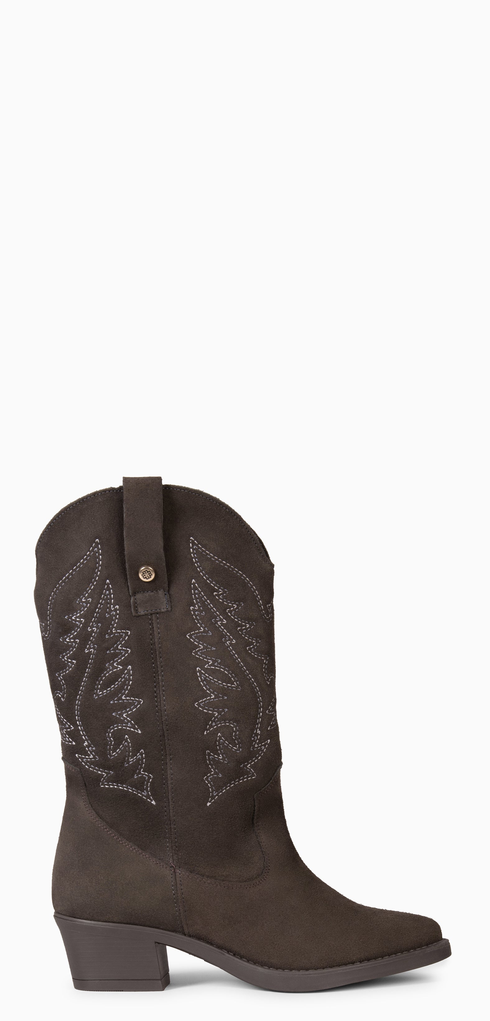 UTAH - Bottes Cowboy brodées GRIS