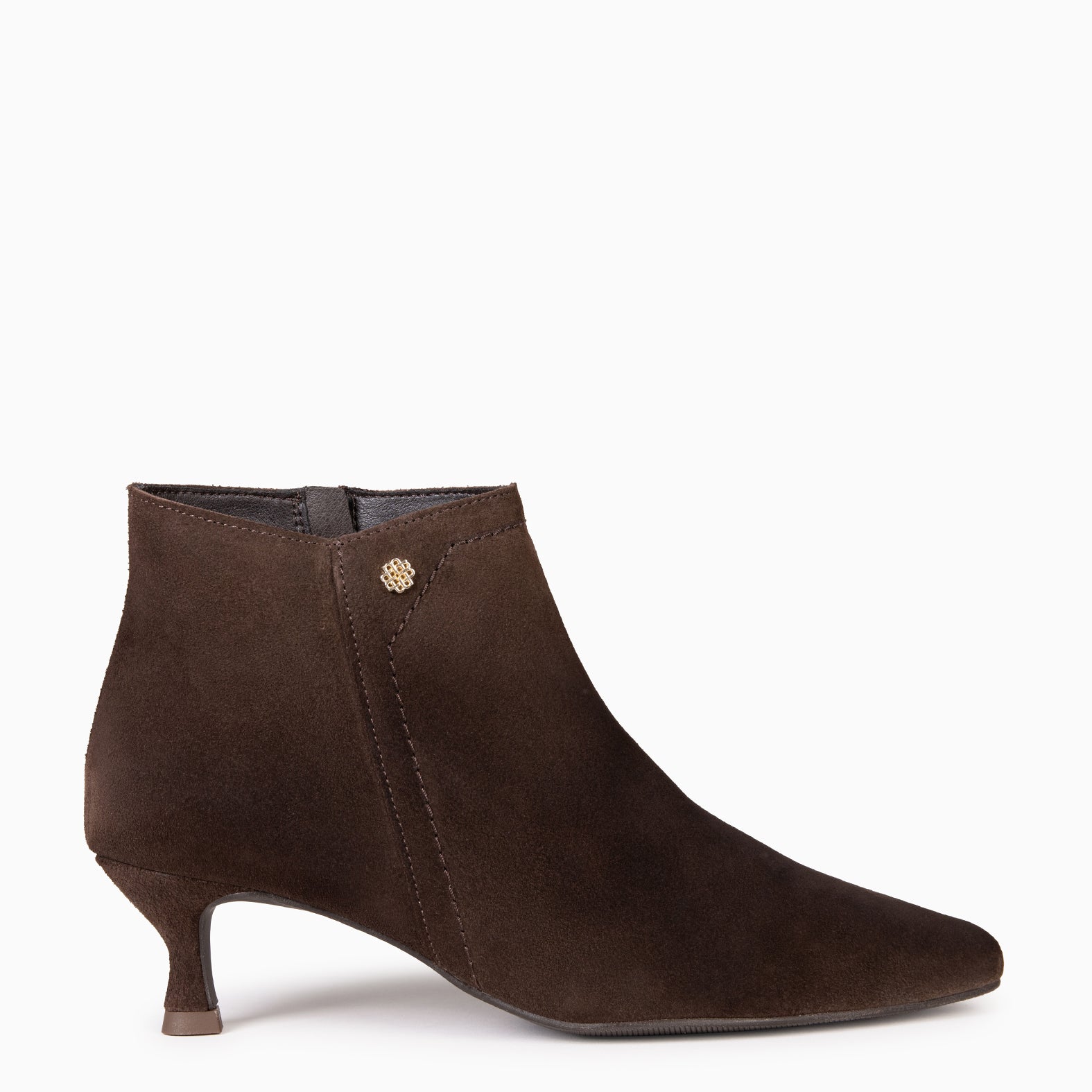 LORD – BROWN Low heel booties miMaO ®