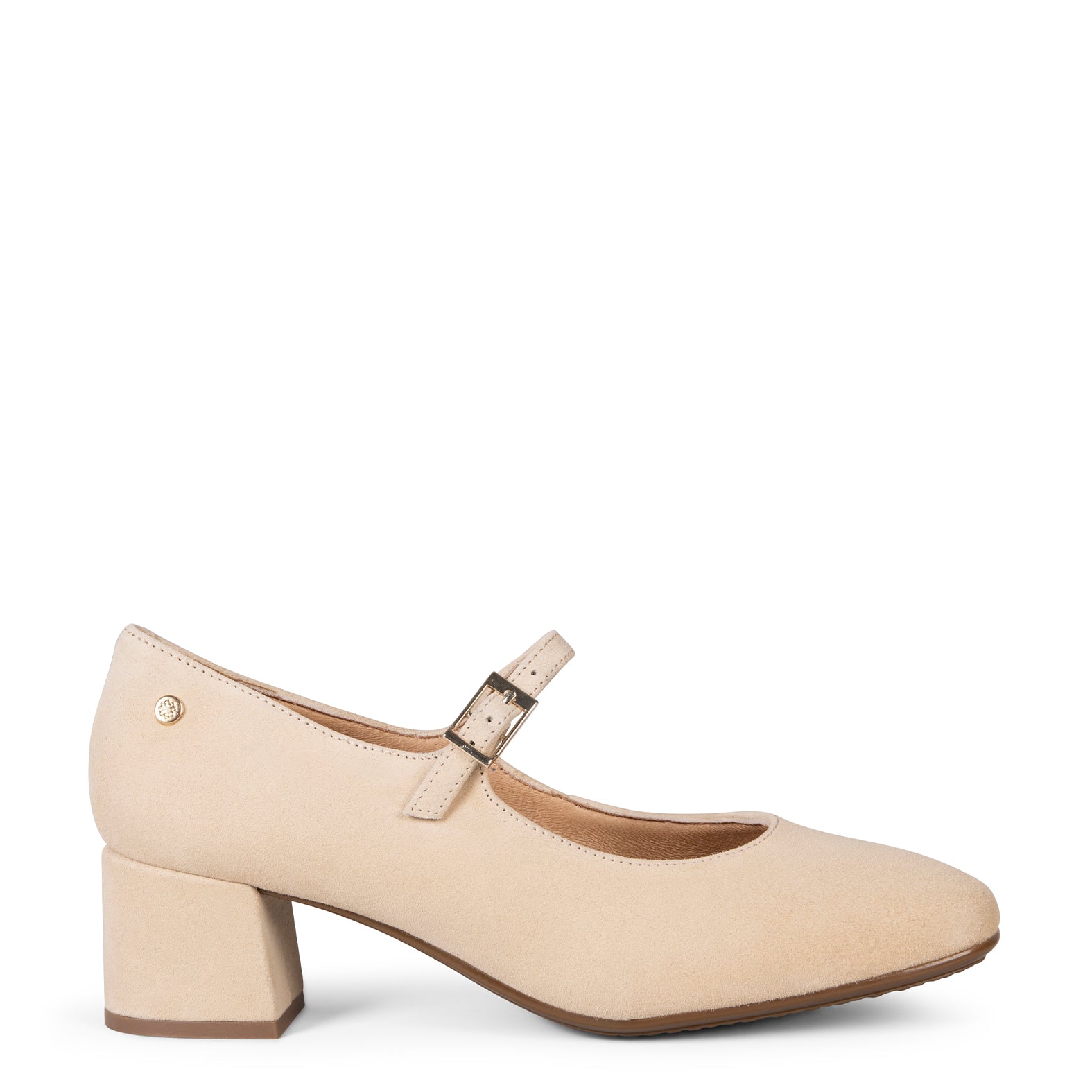 BELLA – Babies à lanière et bout carré BEIGE