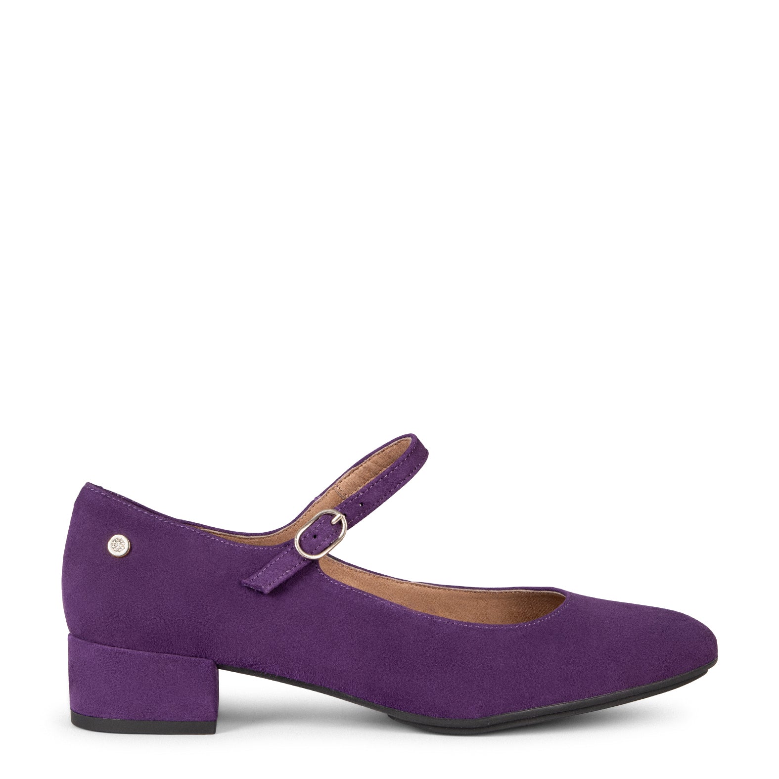 NORA – PURPLE Mary-jane with low heel
