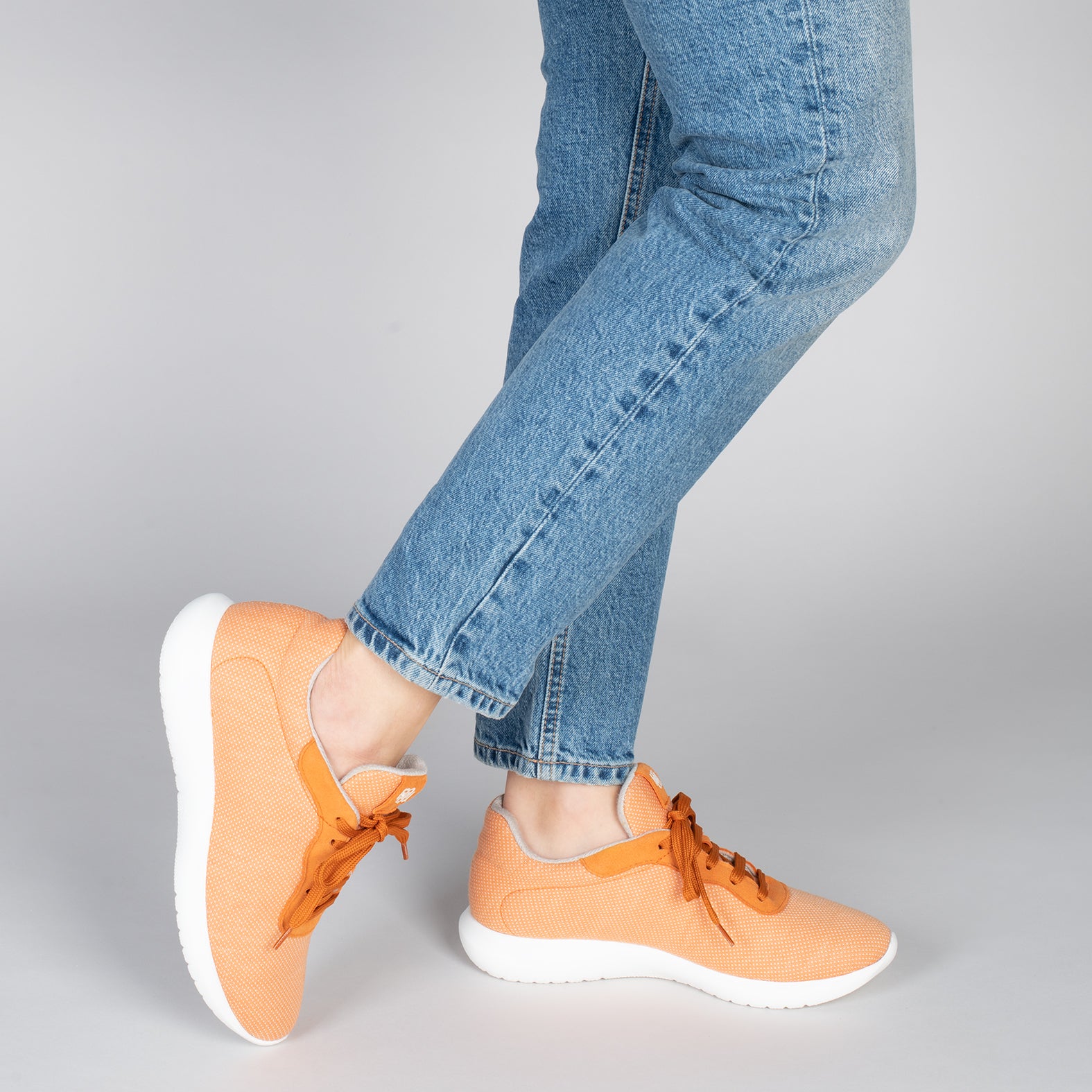YOGA – Zapatillas deportivas de lana merino MELOCOTÓN