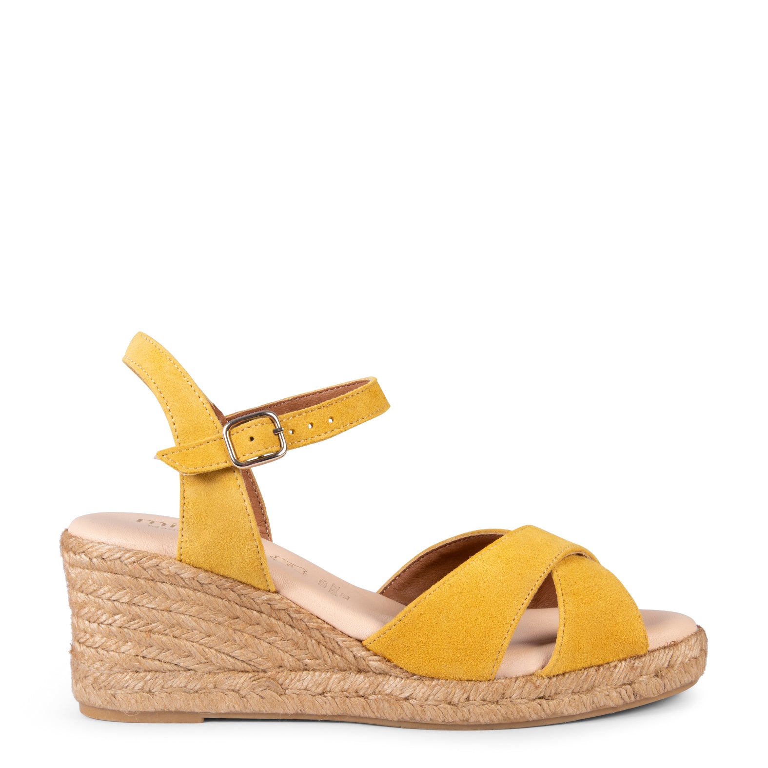 CALPE - MUSTARD SUEDE LEATHER ESPADRILLE