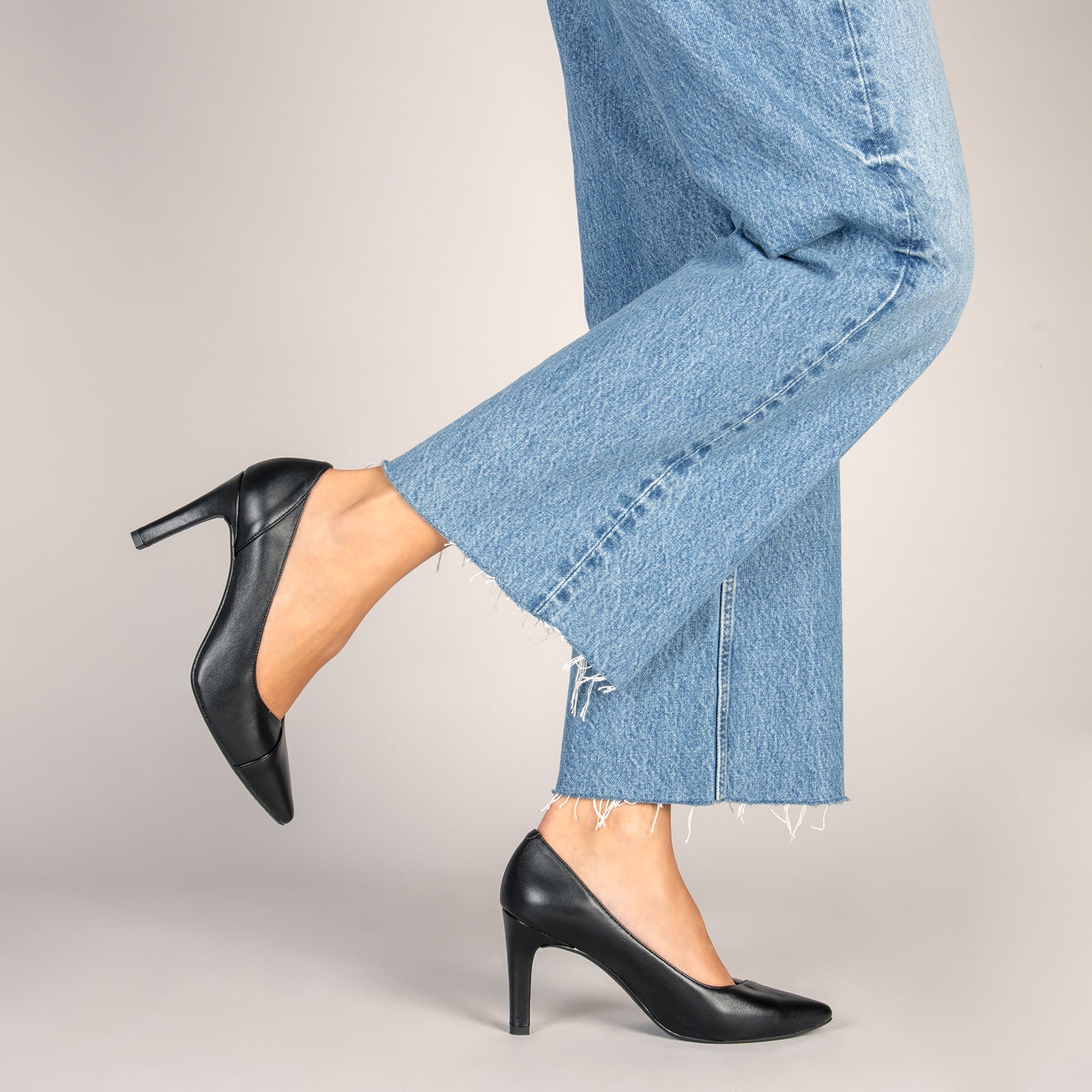 GLAM – Zapatos elegantes de tacón alto NEGRO
