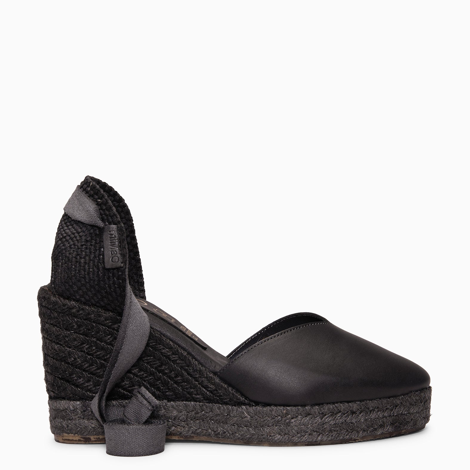 TALAIA - Cuñas de esparto con tintado natural NEGRO