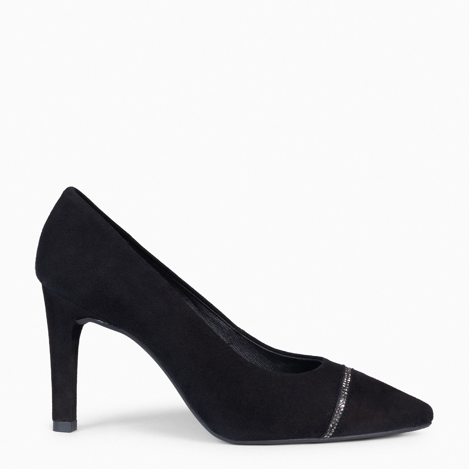 GLAM BRIGHT – BLACK elegant stilettos