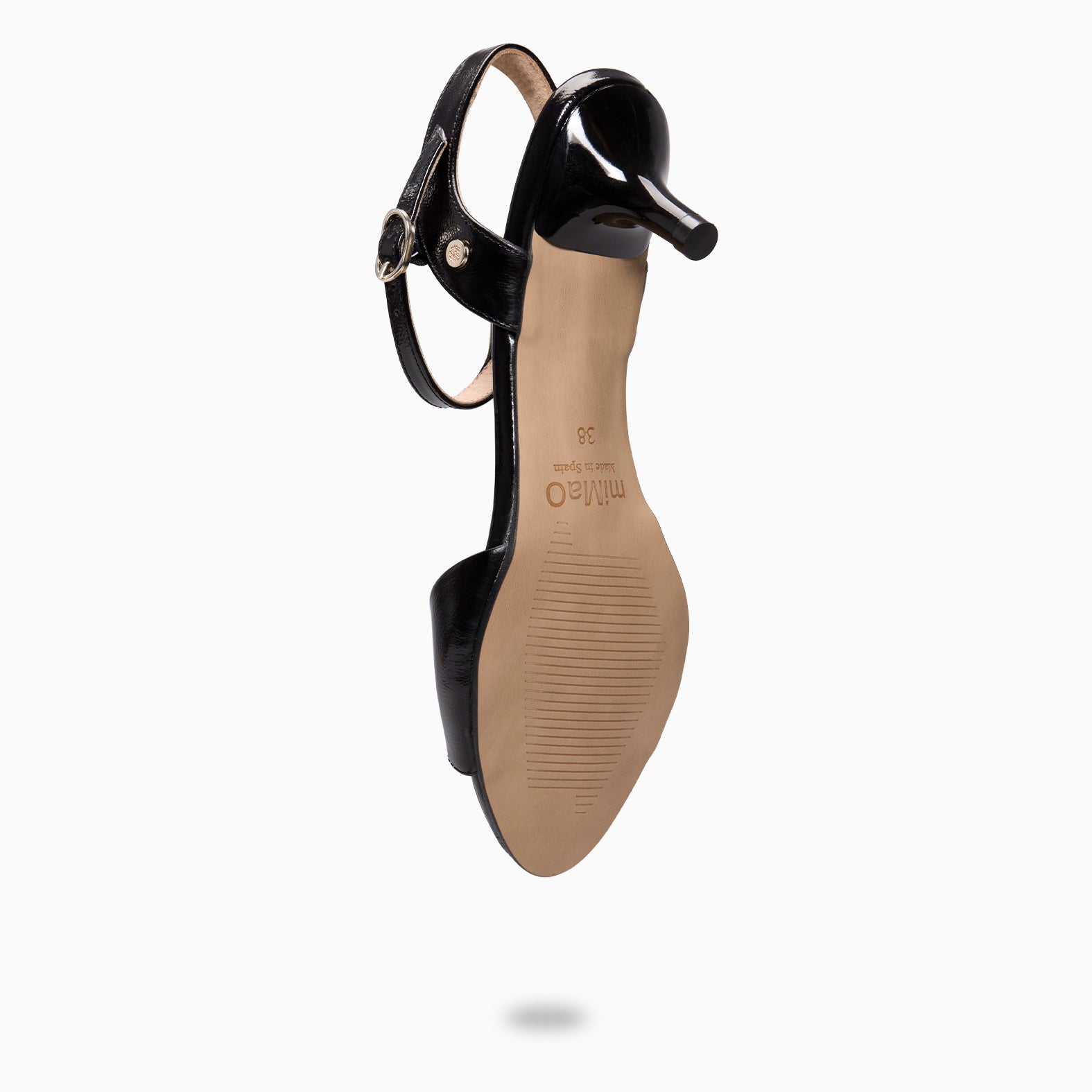 ROSE - Destalonado con tacón kitten NEGRO