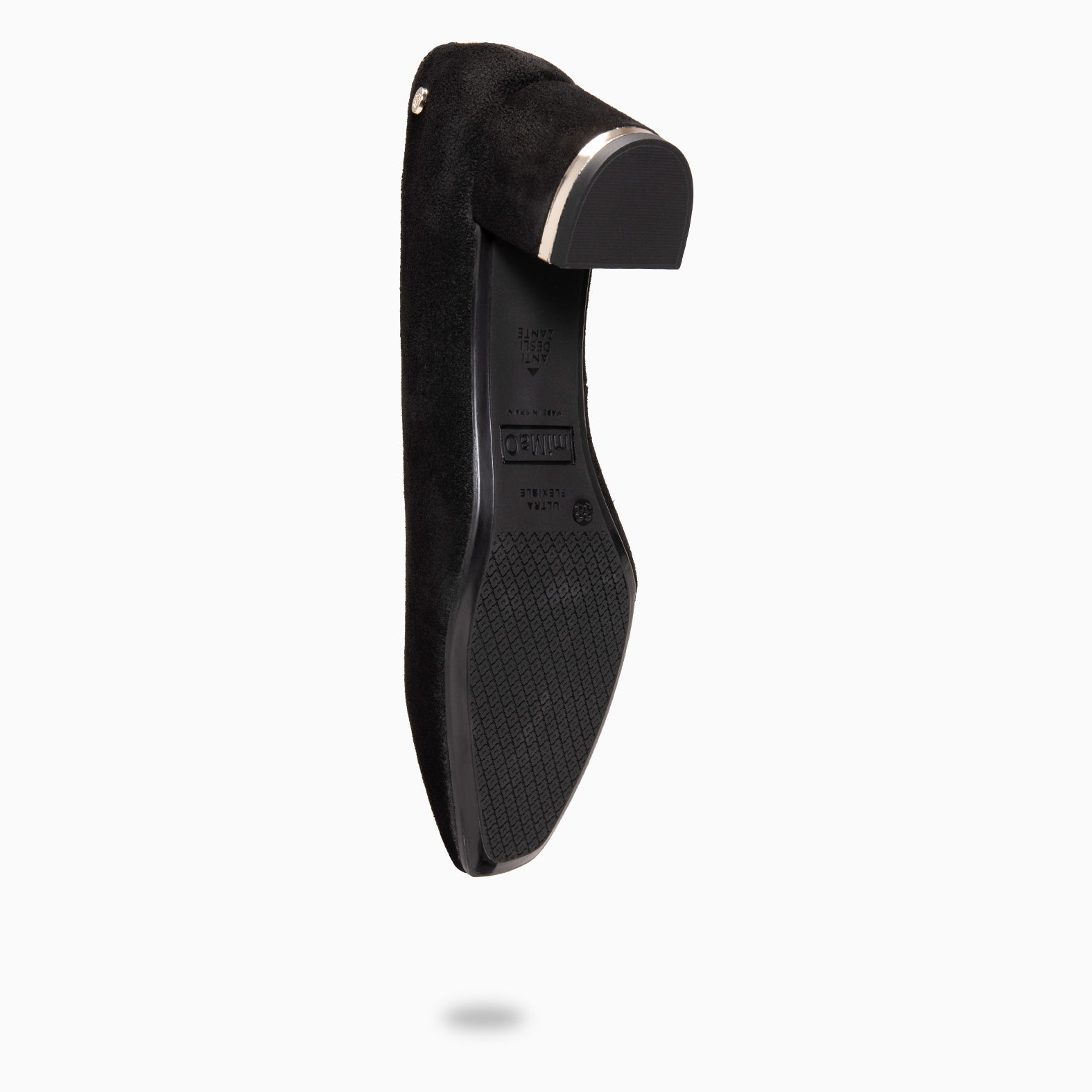 DORI - Sapatos de salto alto com detalhe dourado PRETO