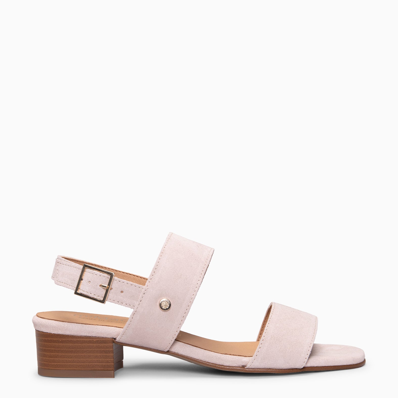 SIA - Sandalias de tacón ancho NUDE