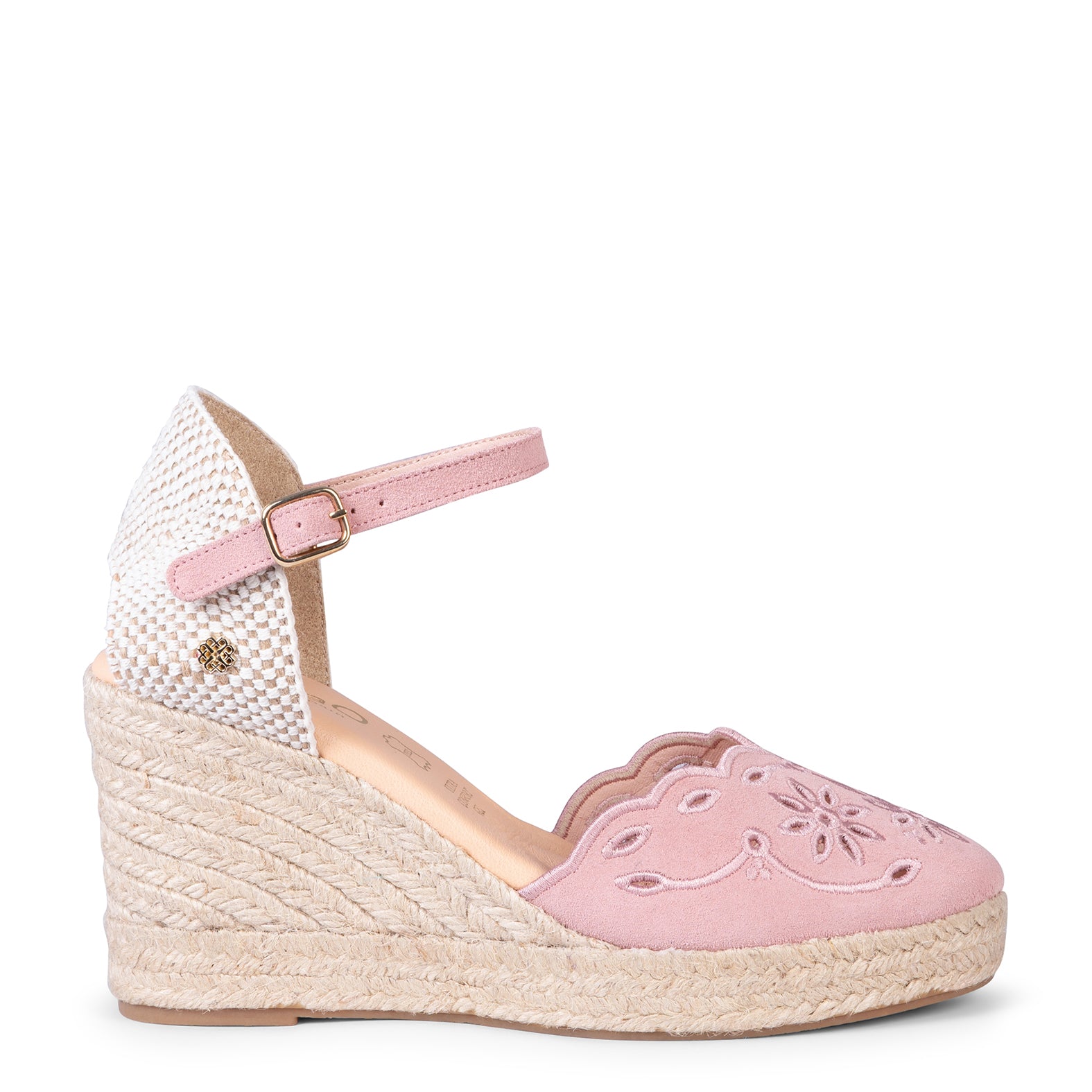 RONDA - NUDE WEDGE ESPADRILLES