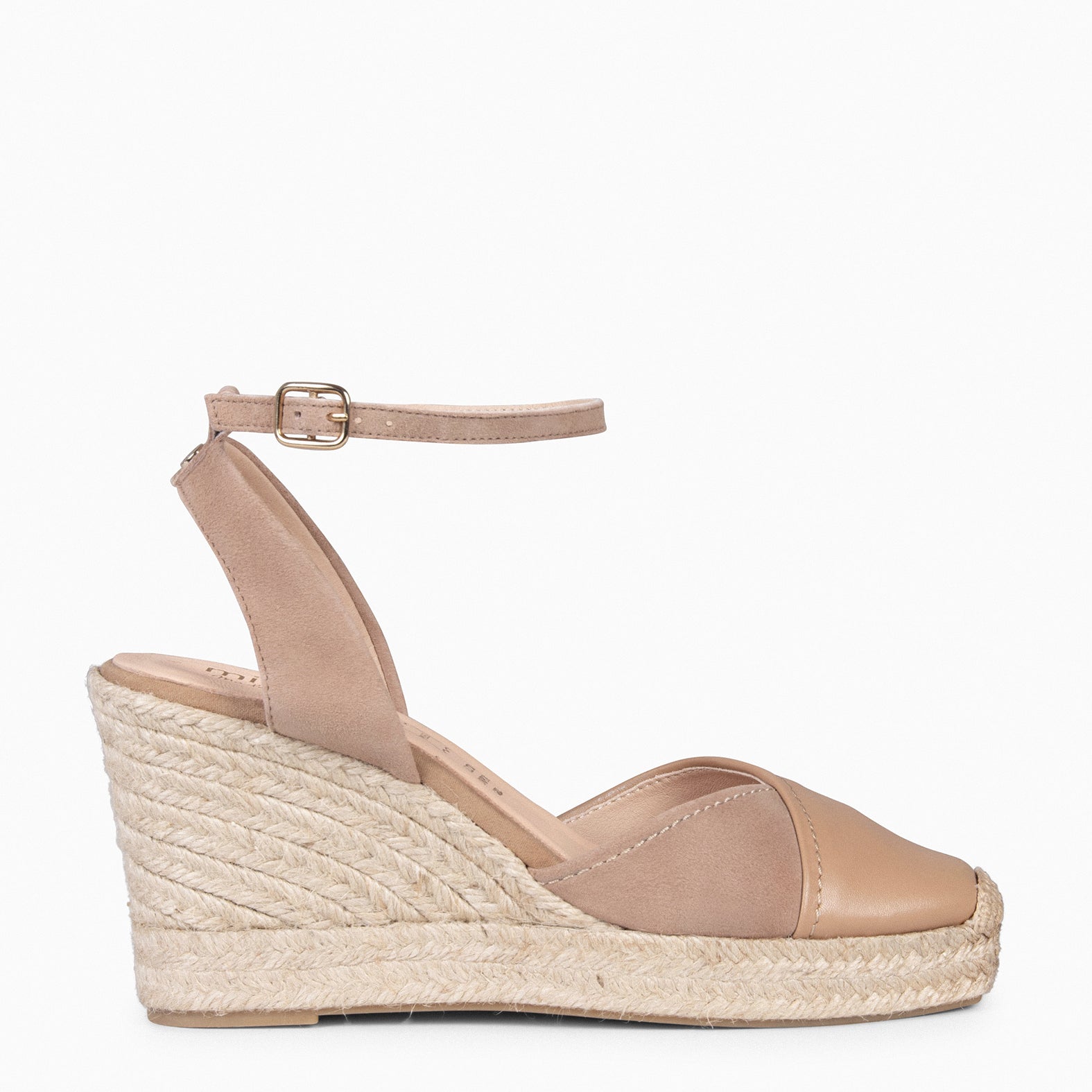 VALLDEMOSA – NUDE Wedge espadrilles