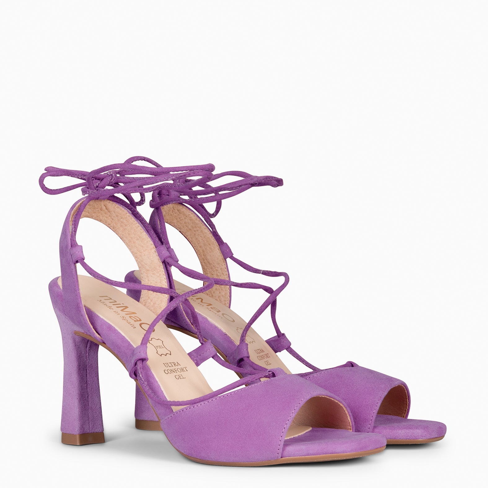 MÓNICA - ORCHID ELEGNAT HEELED SANDALS