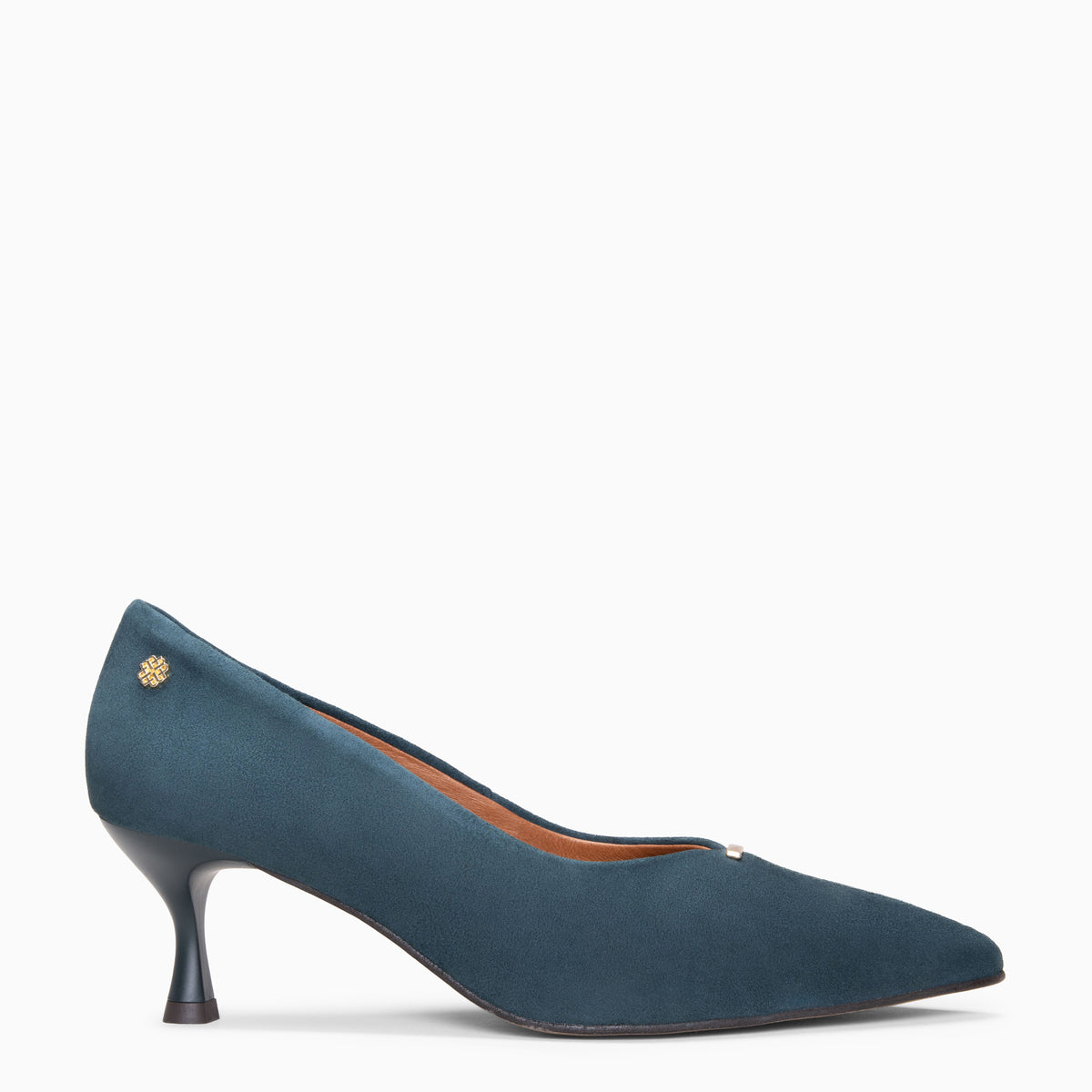 BERTA - GREEN Kitten heel shoes